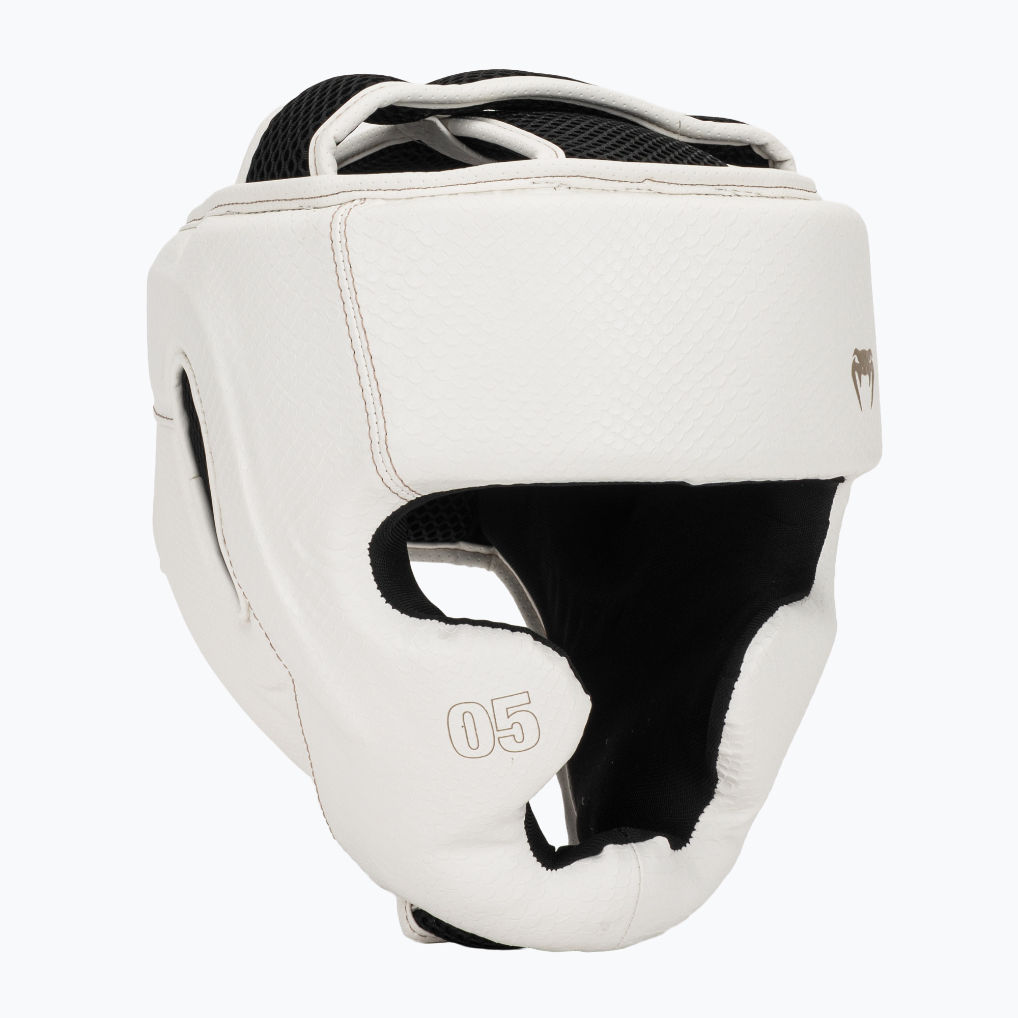 Boxerský chránič hlavy Venum Impact Evo Scales Headgear ivory