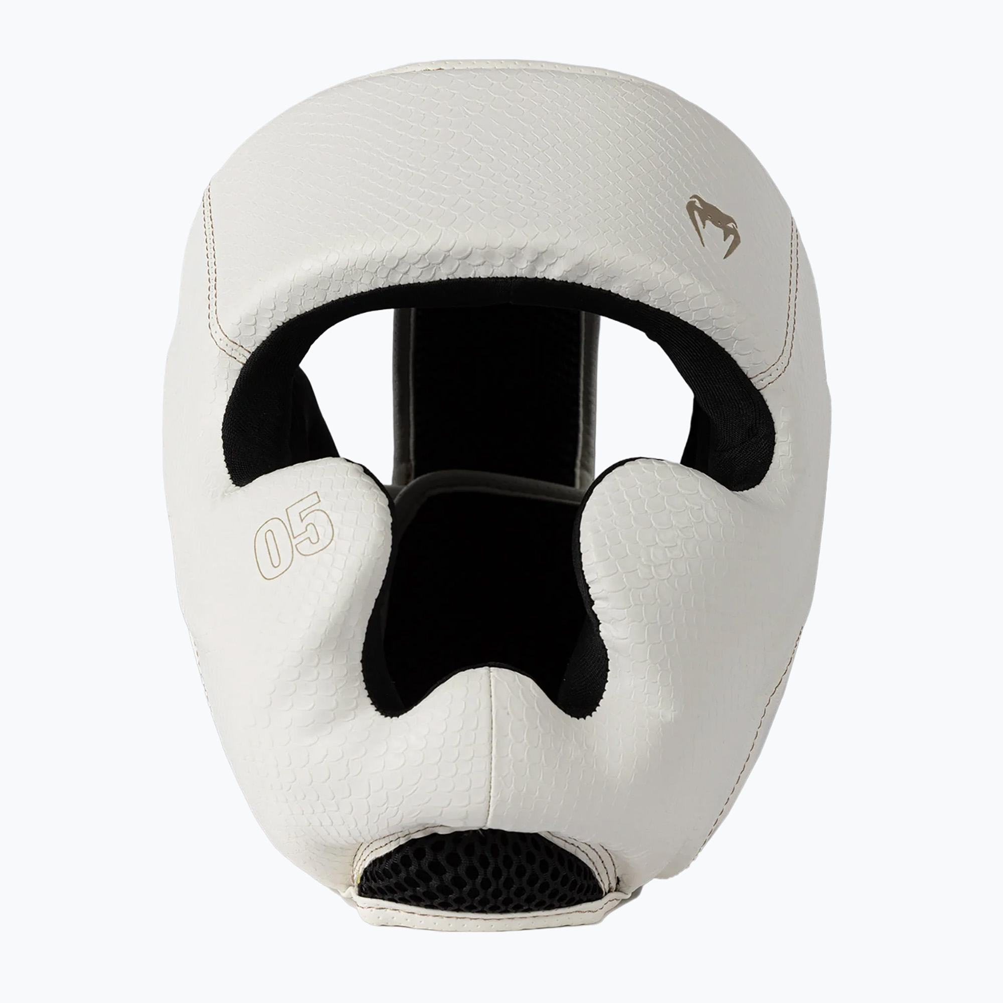 Kask bokserski Venum Impact Evo Scales Headgear ivory 