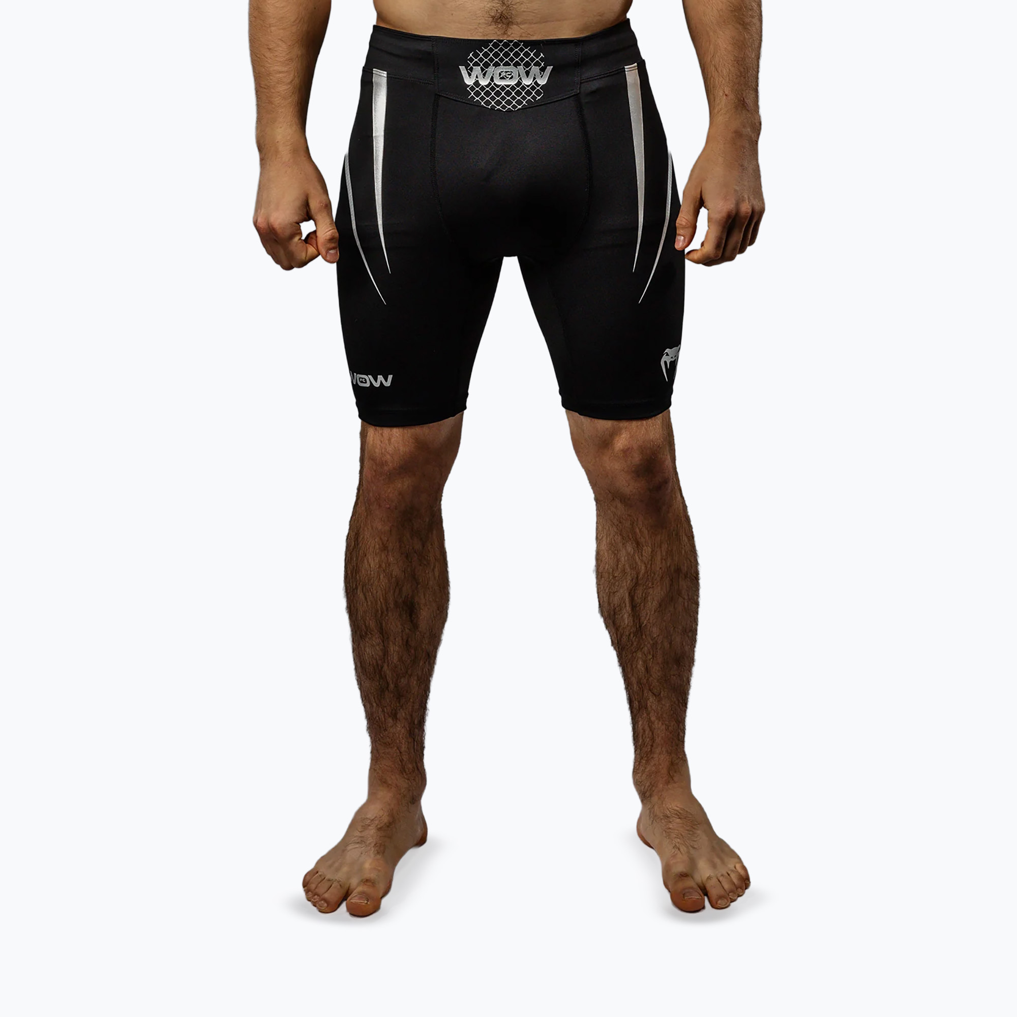 Spodenki treningowe męskie Venum X WOW FC Vale Tudo black/silver grey 