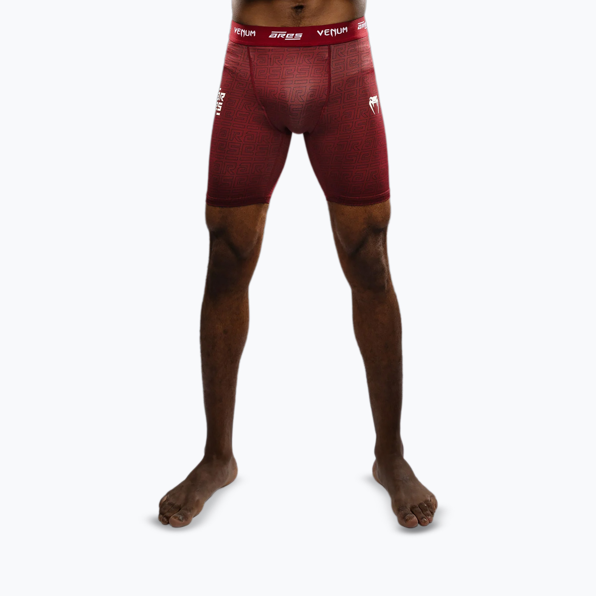 Spodenki treningowe męskie Venum X Ares 2.0 Vale Tudo burgundy 