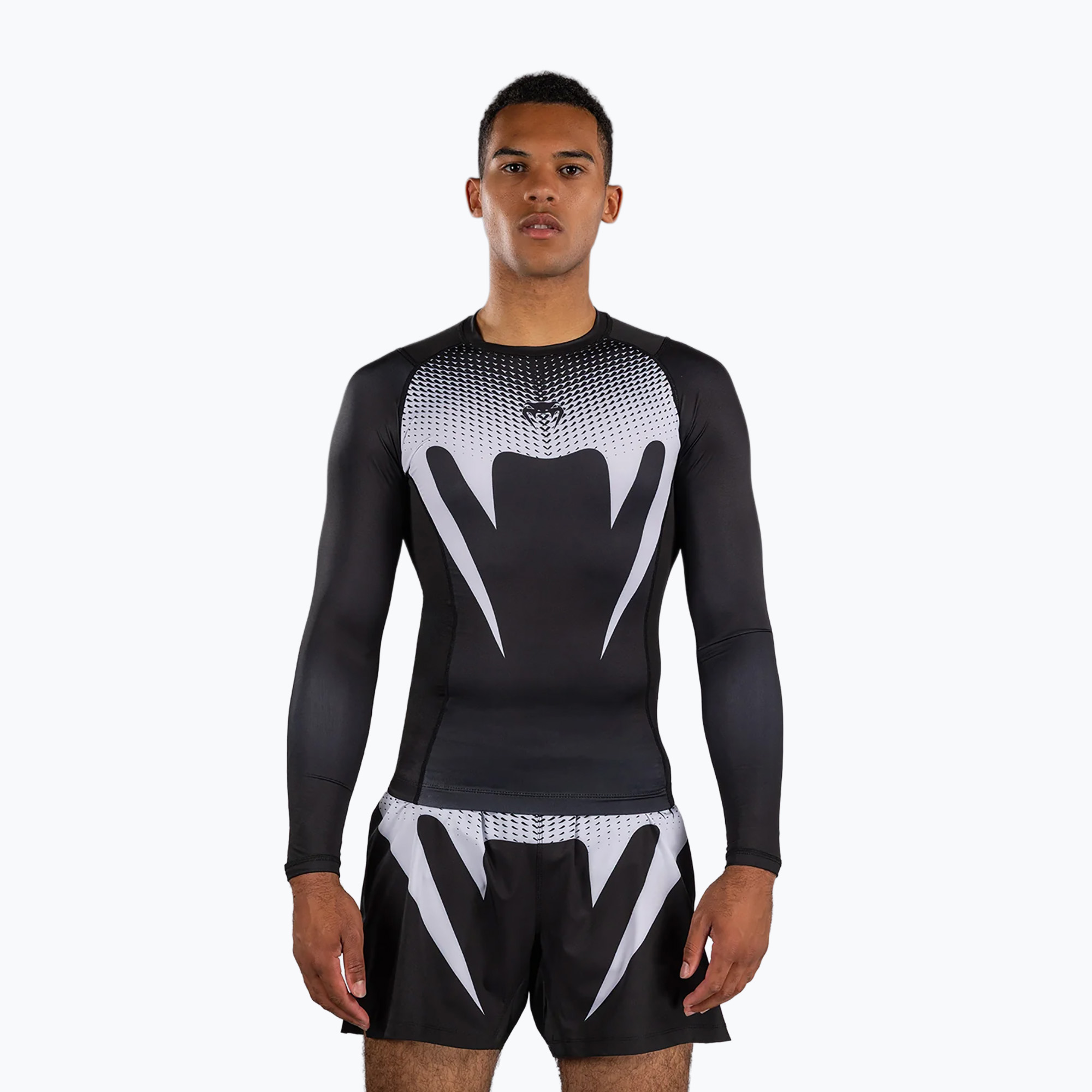 Roshguard longsleeve męski Venum No Gi Rashguards black/white