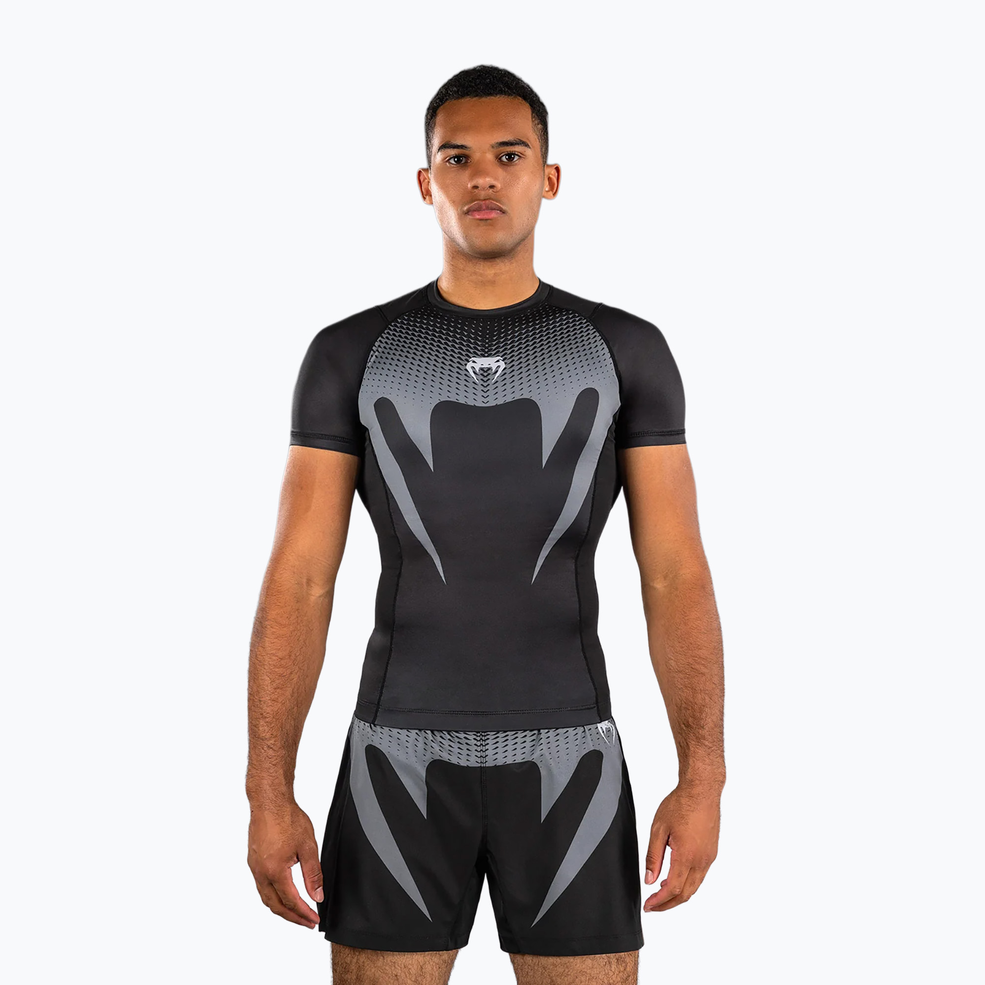 Roshguard męski Venum No Gi Rashguards black/silver grey
