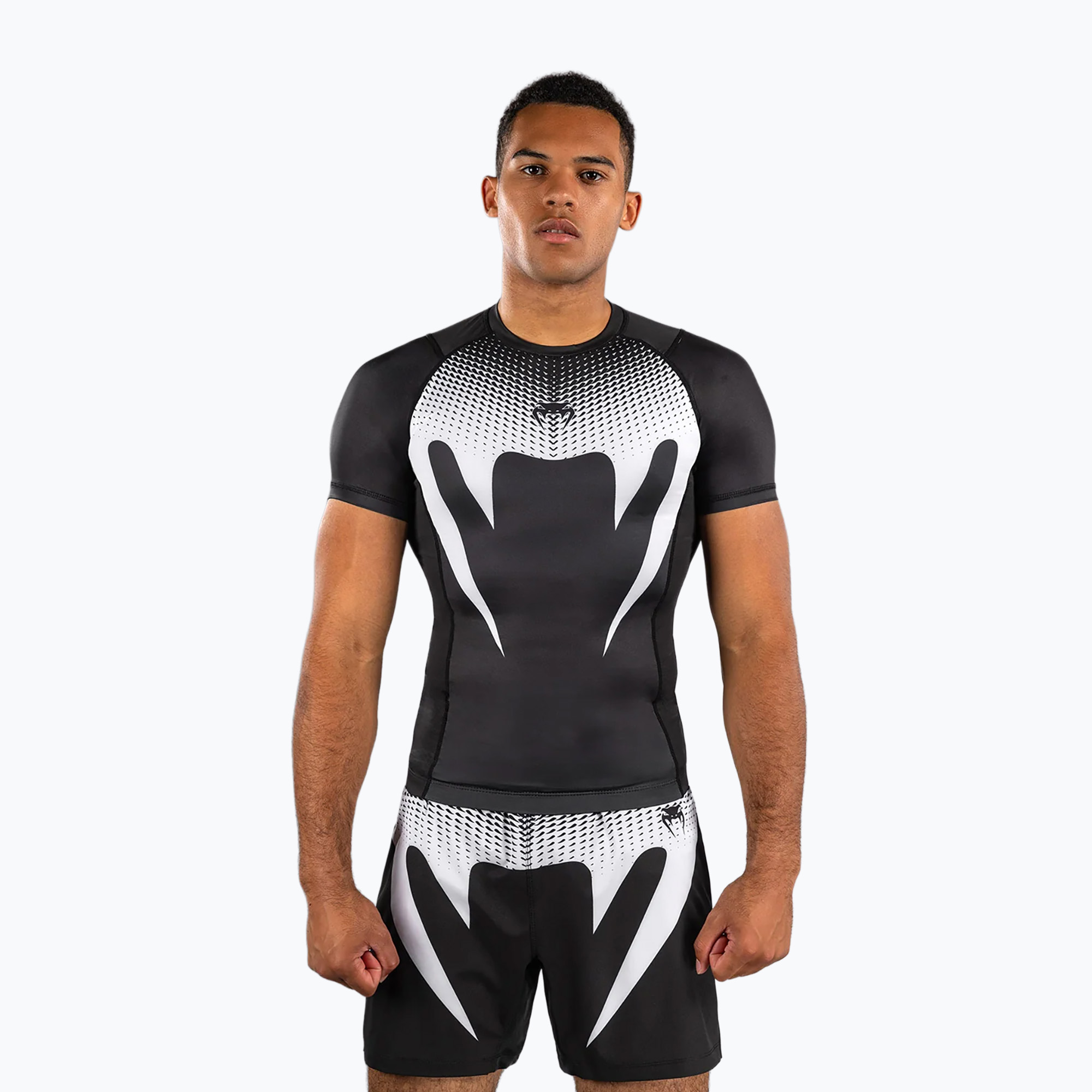 Roshguard męski Venum No Gi Rashguards black/white