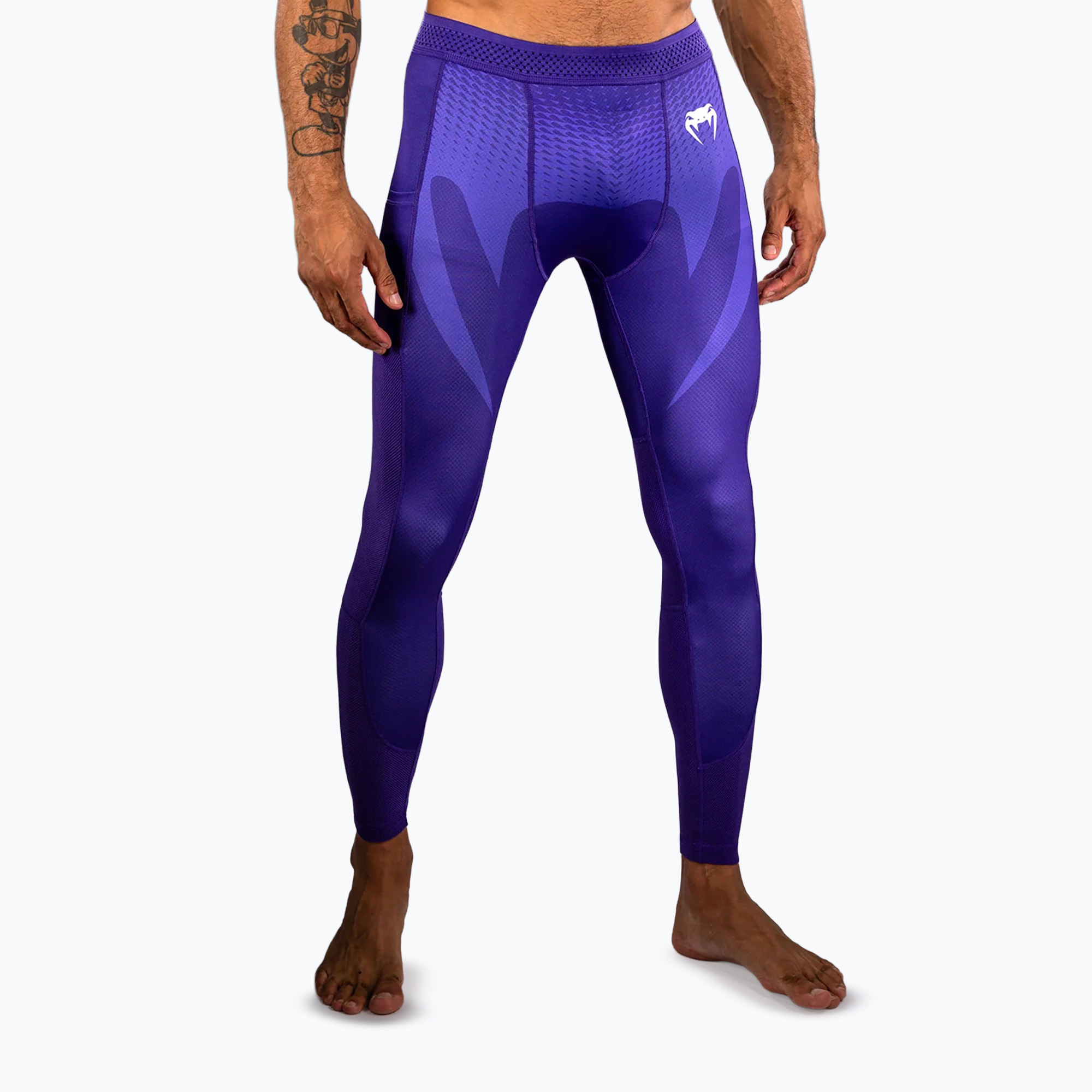 Legginsy treningowe meskie Venum No Gi Spats purple 
