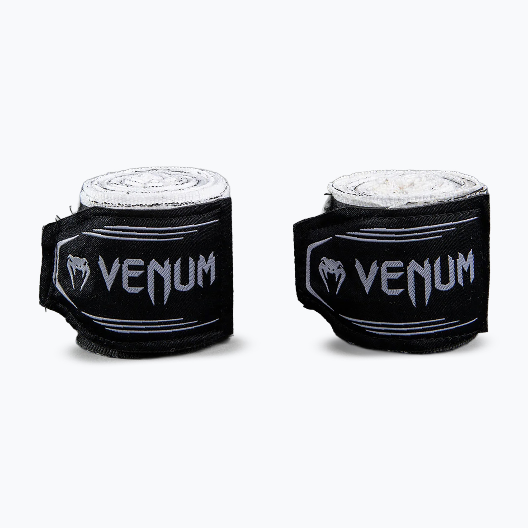 Боксови бандажи Venum Bats Night 400 cm black/white