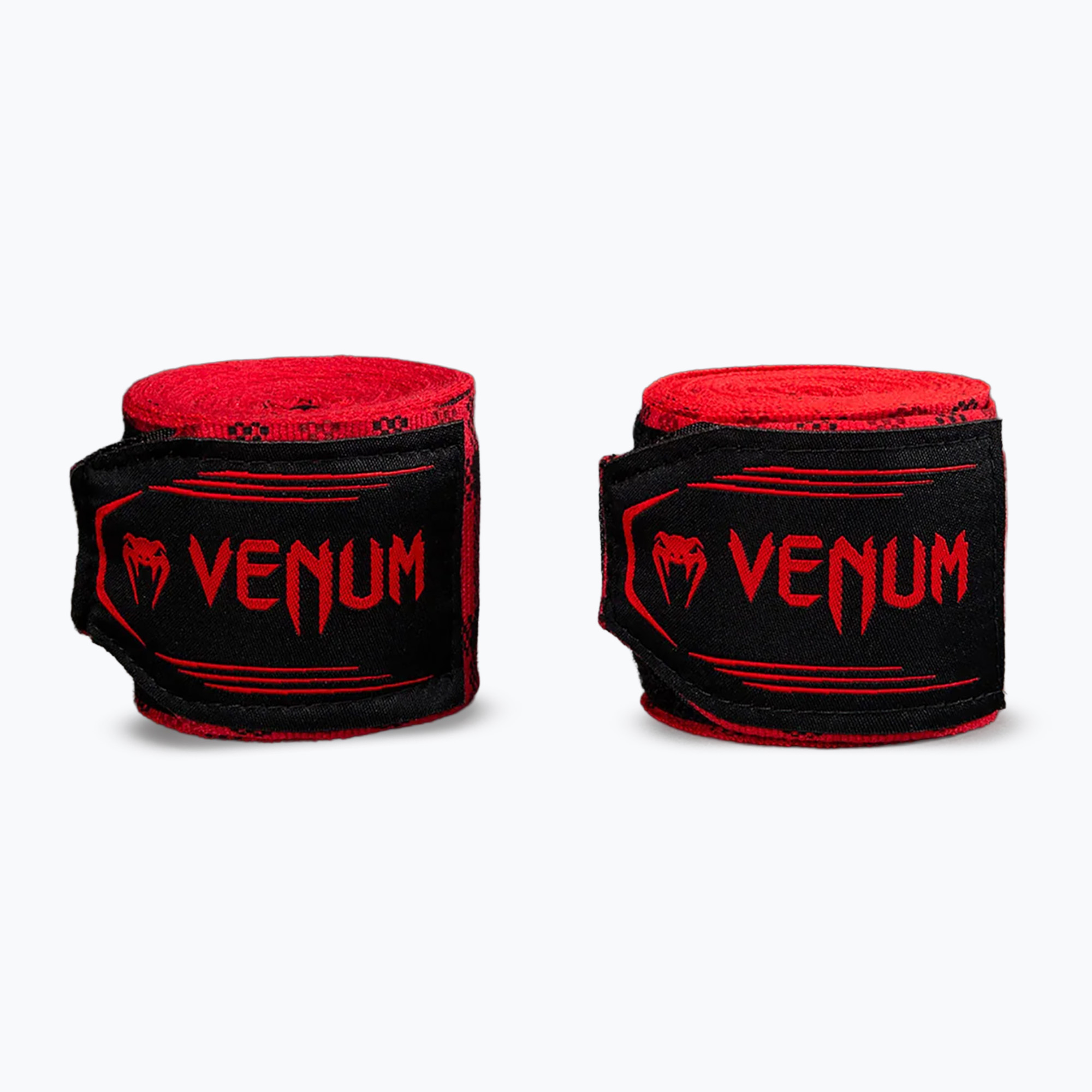 Боксови бандажи Venum Tartan Handwraps 450 cm fury red