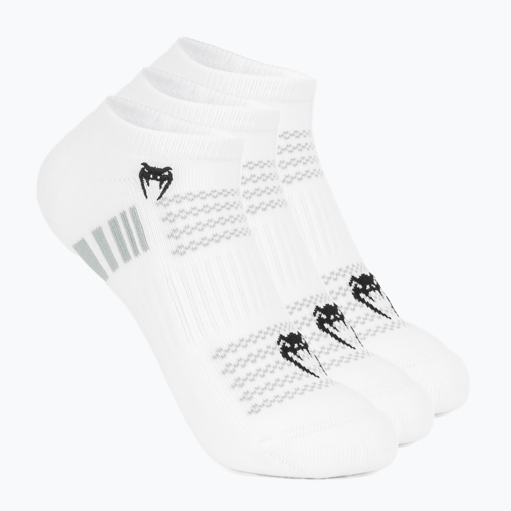 Чорапи Venum Vector No-Show 3 чифта white/grey