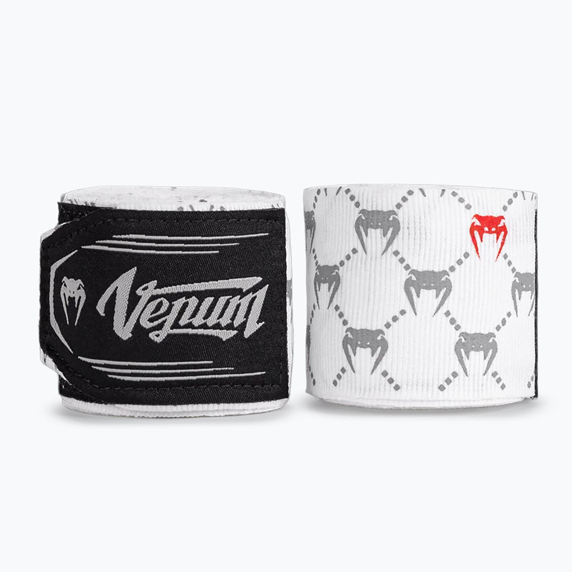 Боксови бандажи Venum Monogram Hand Wraps Advanced 400 cm white
