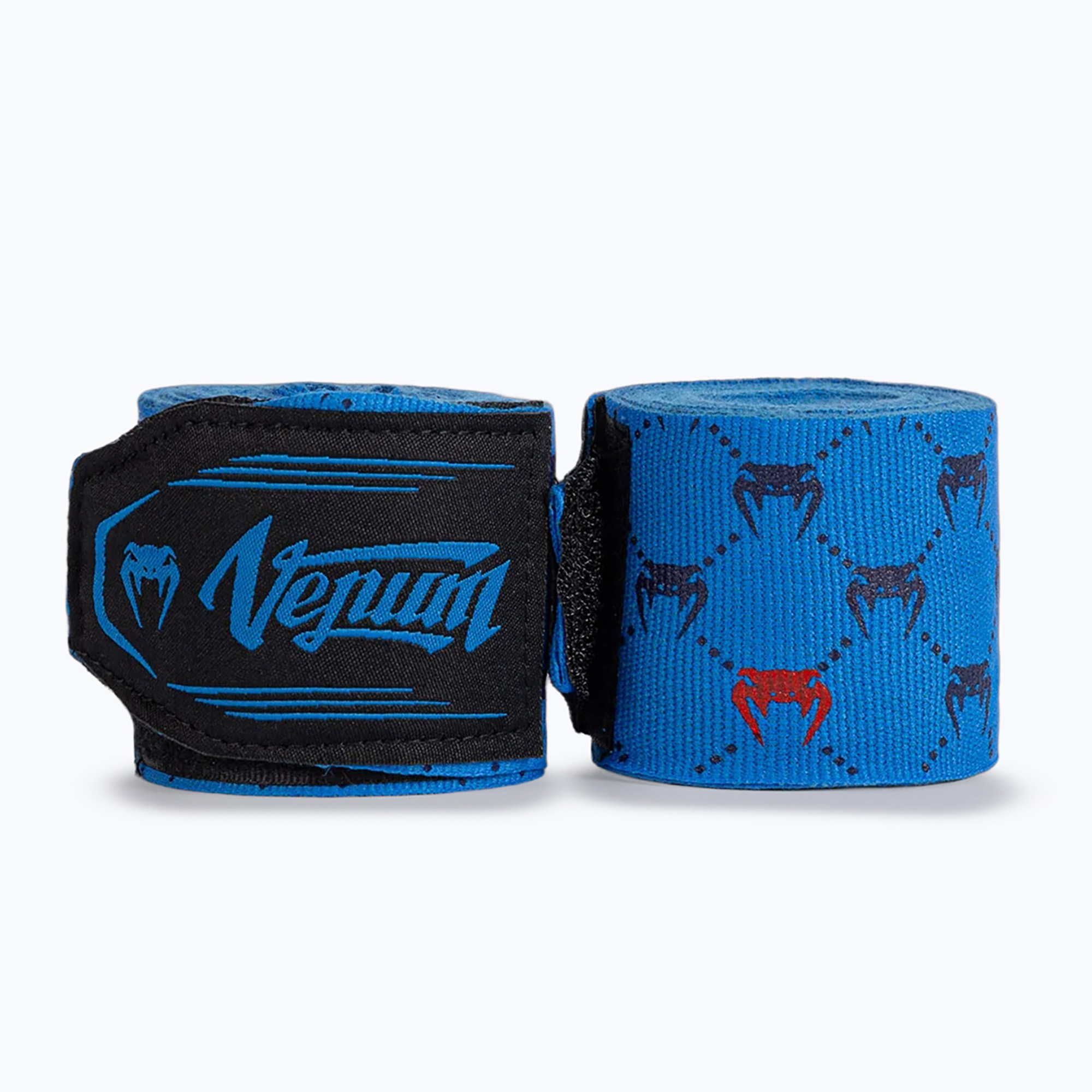 Боксови бандажи Venum Monogram Hand Wraps Advanced 400 cm blue