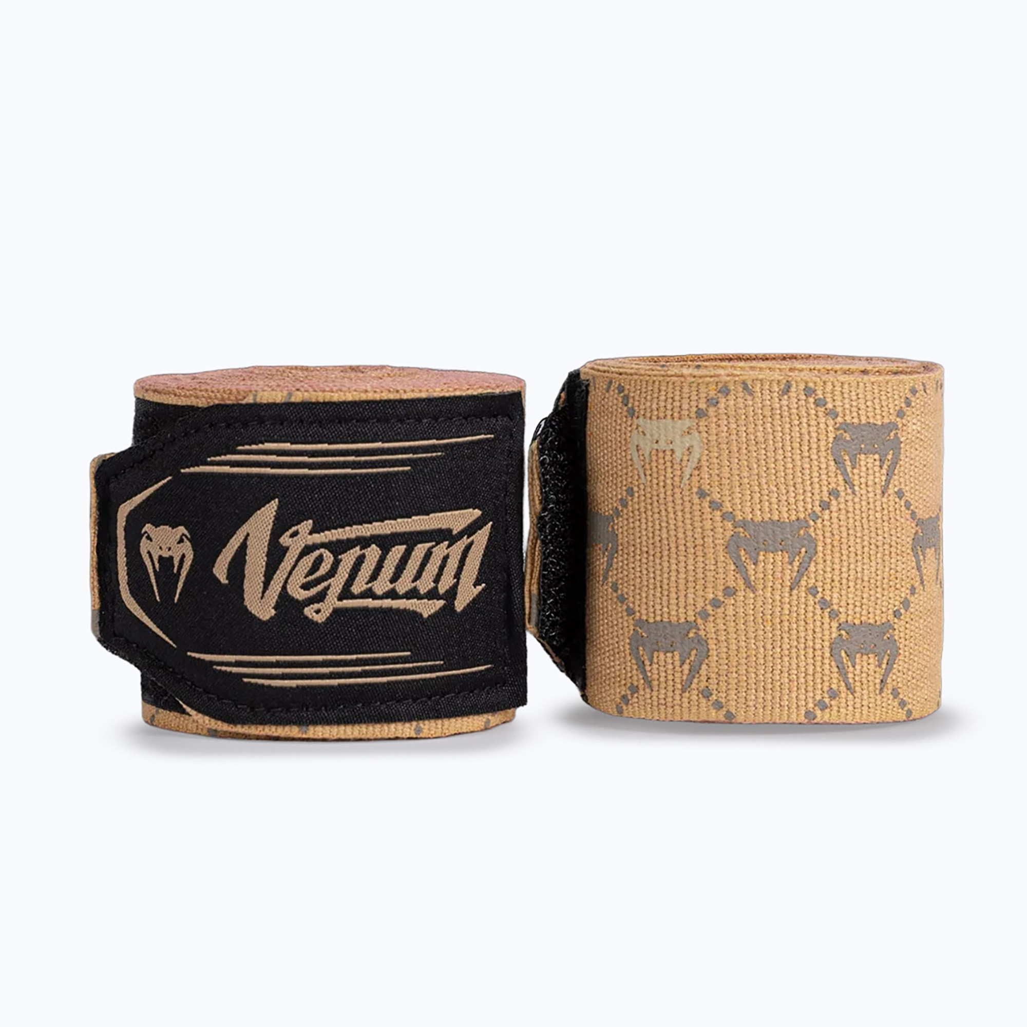 Боксови бандажи Venum Monogram Hand Wraps Advanced 250 cm sand