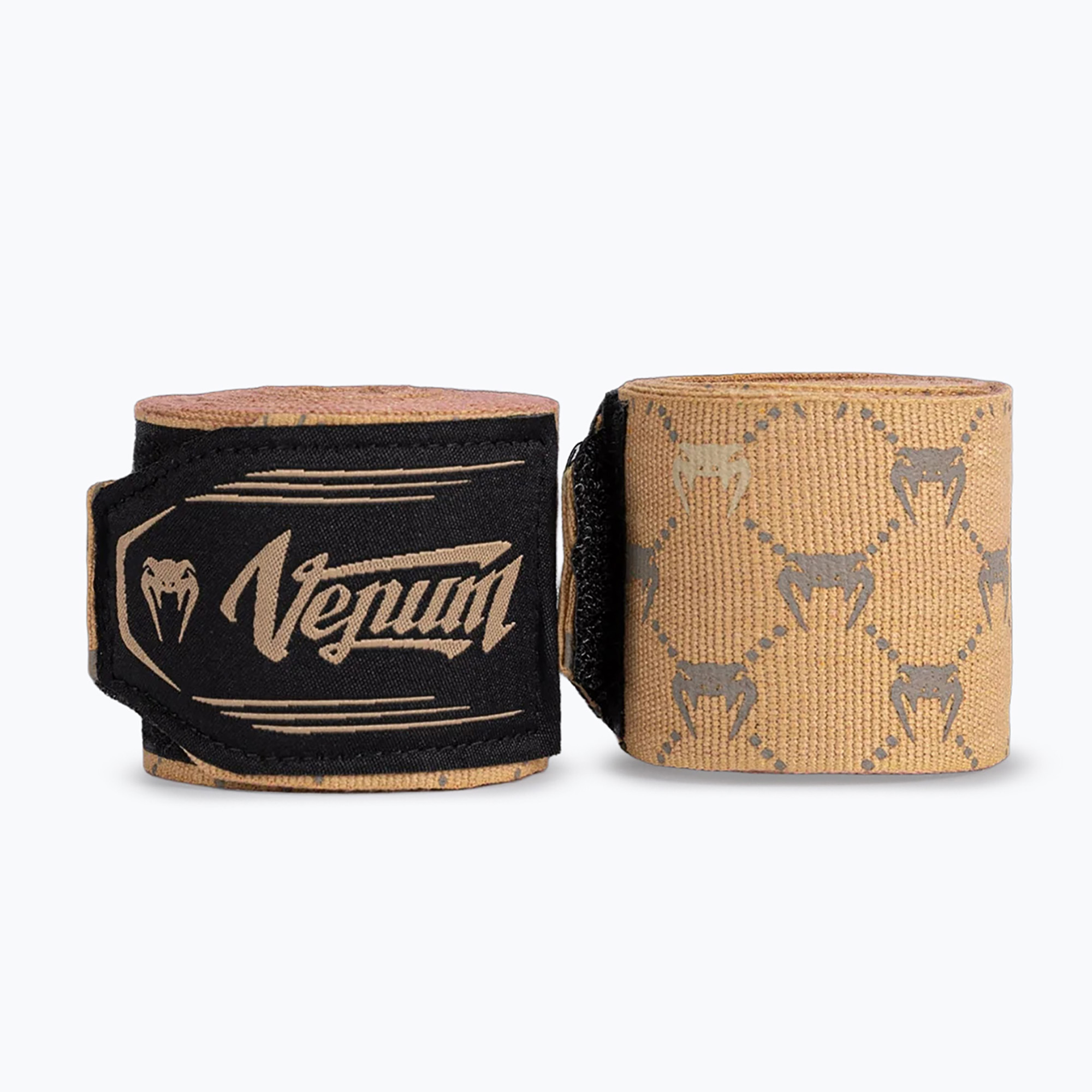 Боксови бандажи Venum Monogram Hand Wraps Advanced 400 cm sand