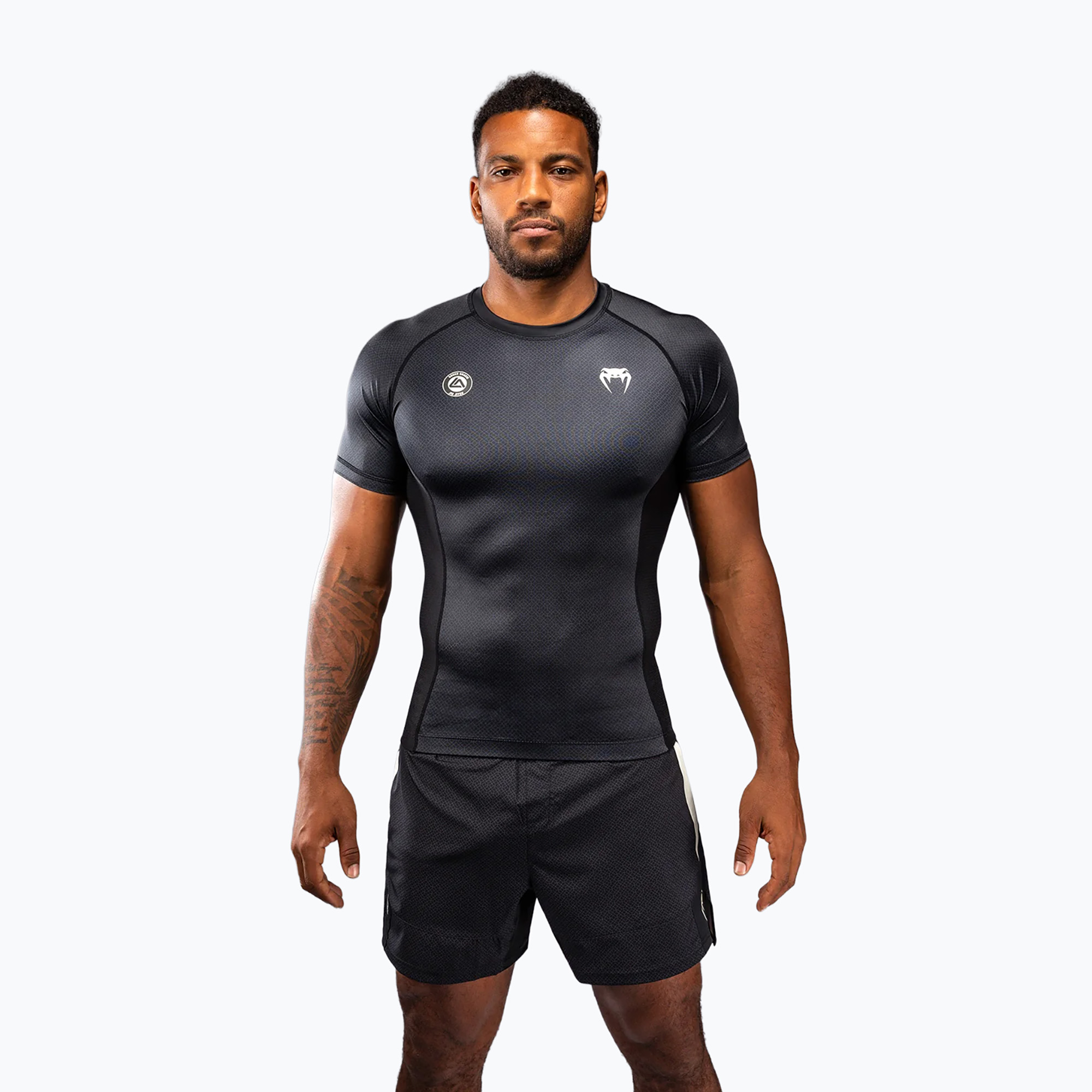 Rashguard męski Venum Roger Gracie Academy black 