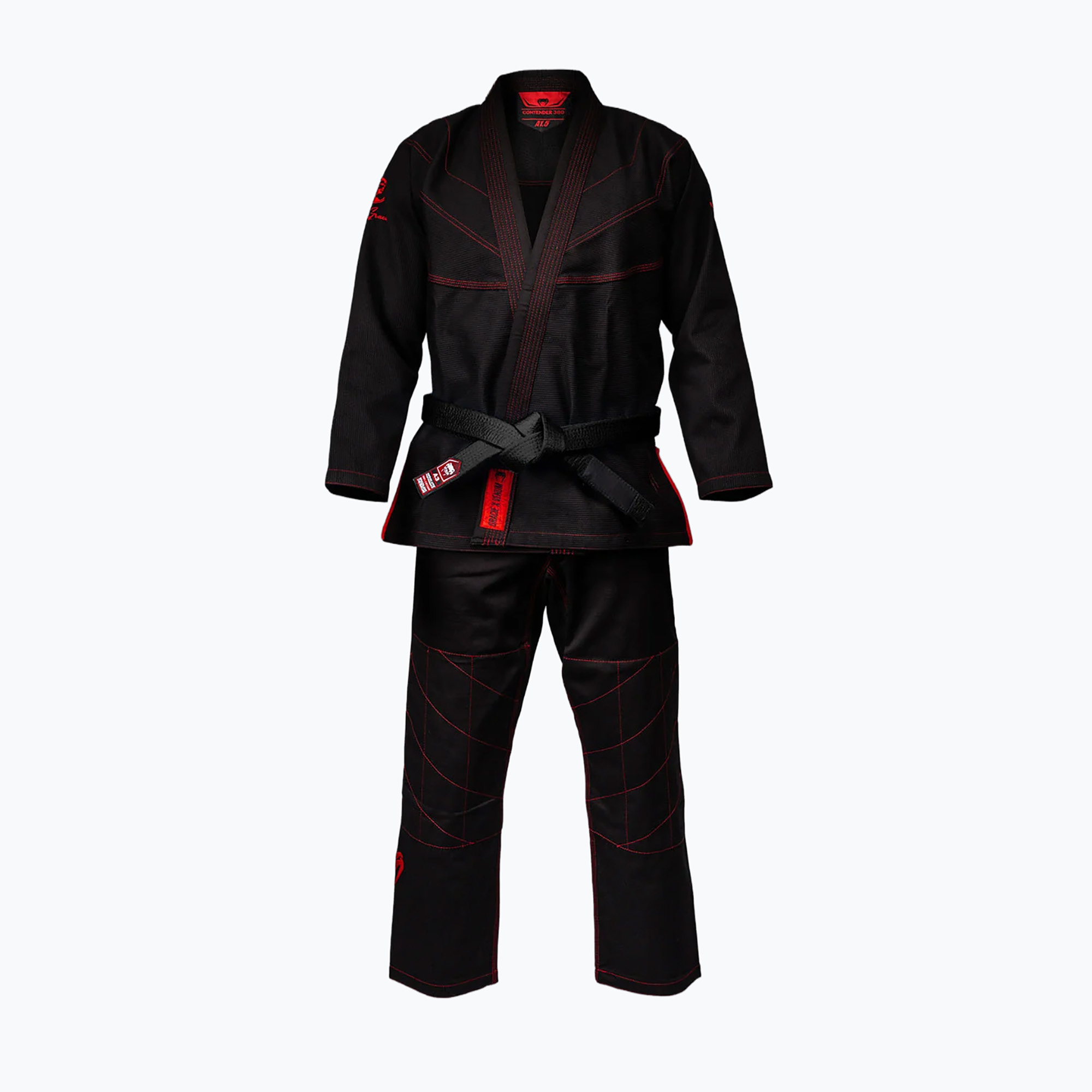 GI do brazylijskiego jiu-jitsu Venum Roger Gracie Academy BJJ black/red 