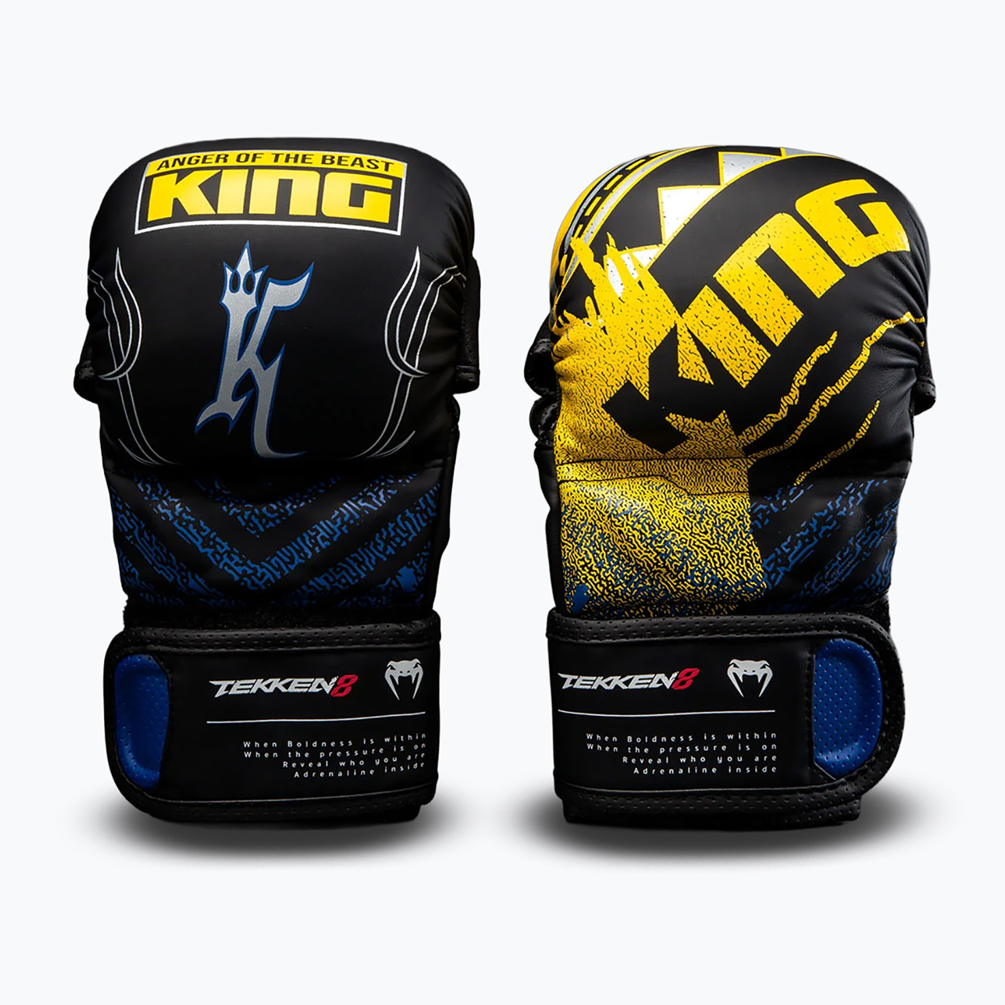 Ръкавици за спаринг Venum x TEKKEN 8 King Sparring black/yellow