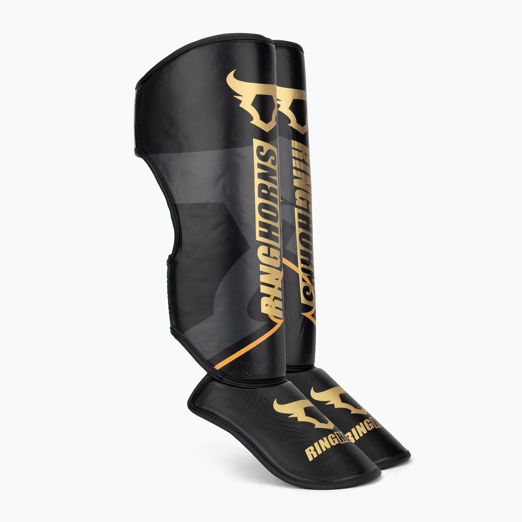 Chrániče holení a chodidiel Venum Ringhorns Charger Shin black/gold