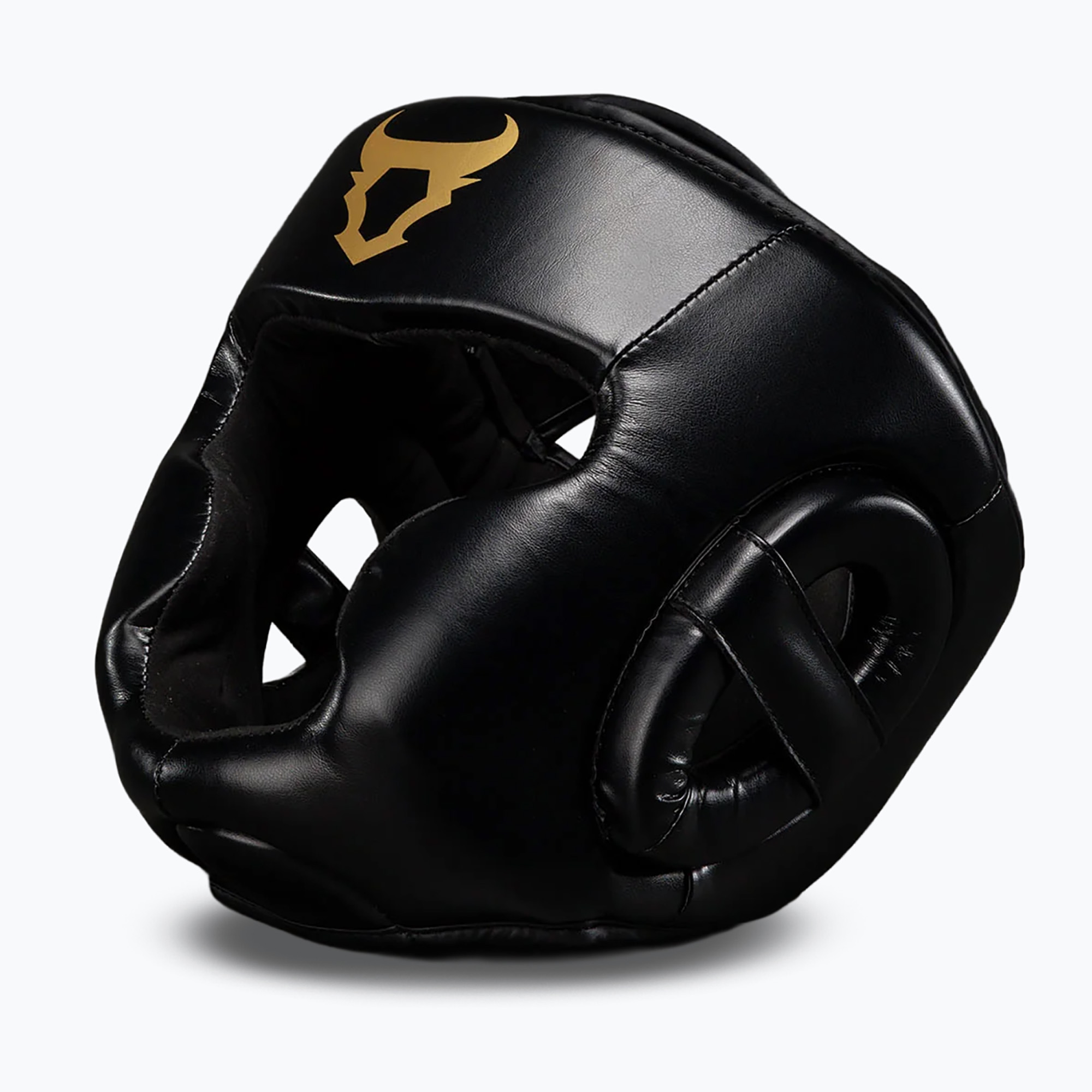 Боксова каска Venum Ringhorns Charger Headgear black/gold