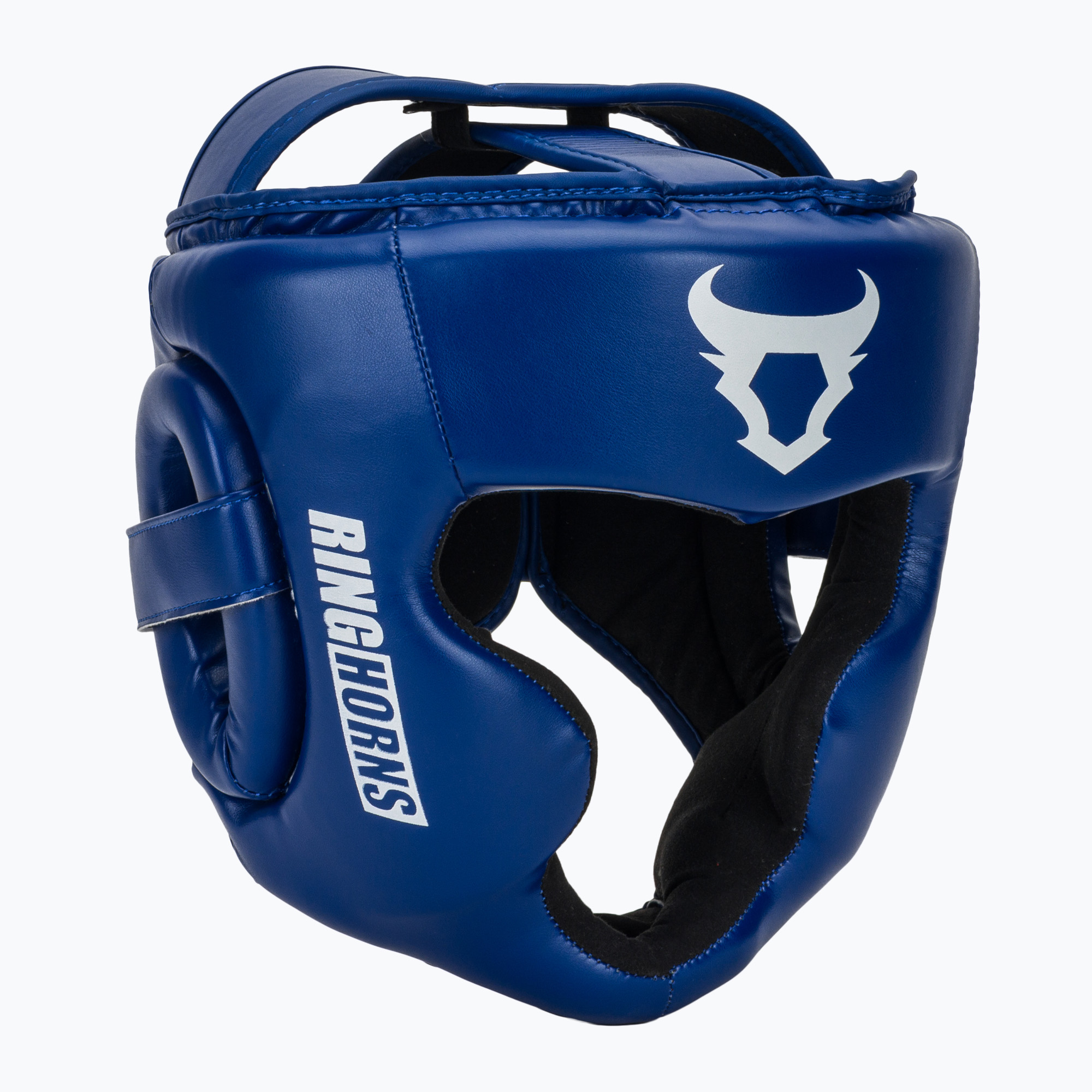 Cască de box Venum Ringhorns Charger Headgear navy blue/red
