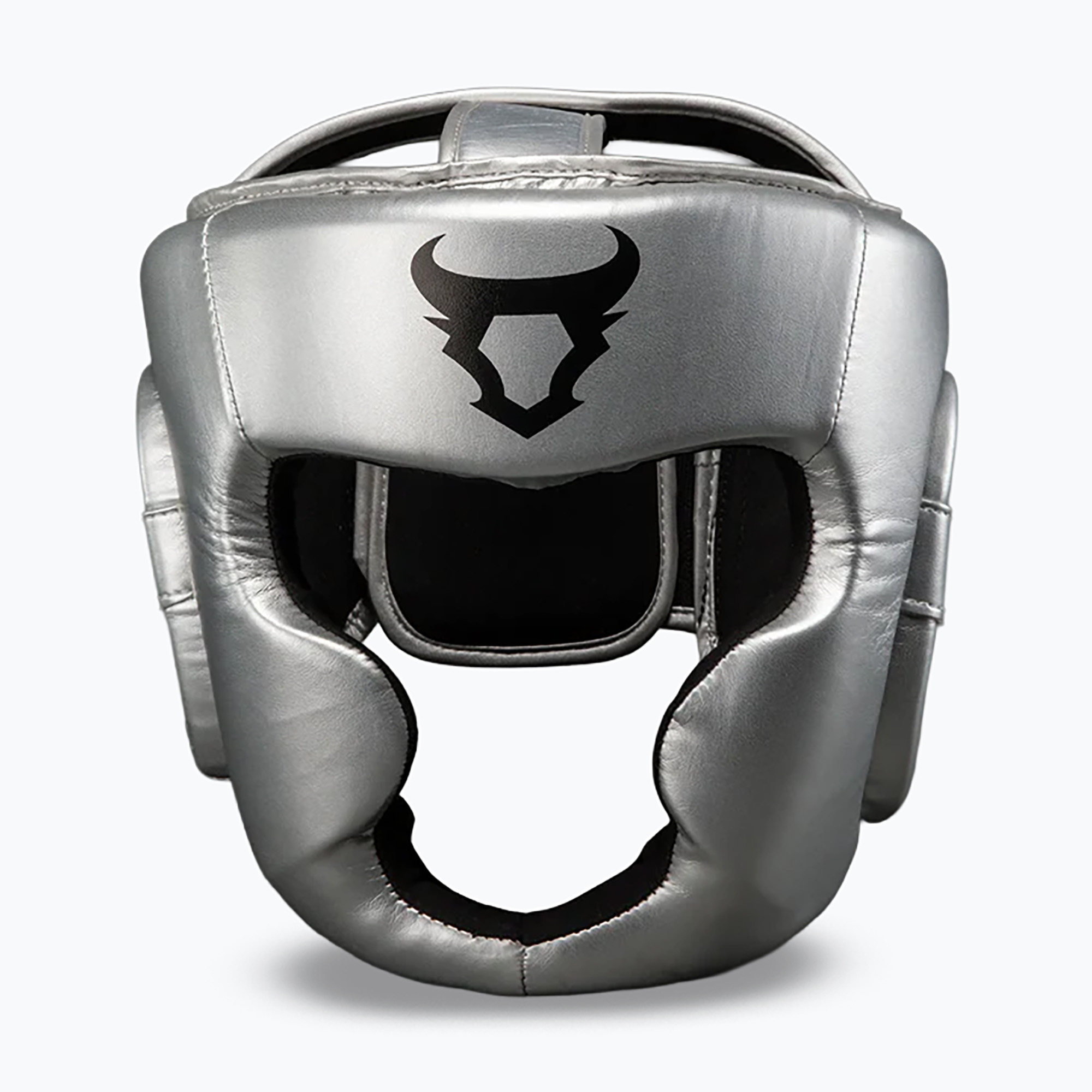 Боксова каска Venum Ringhorns Charger Headgear silver/black