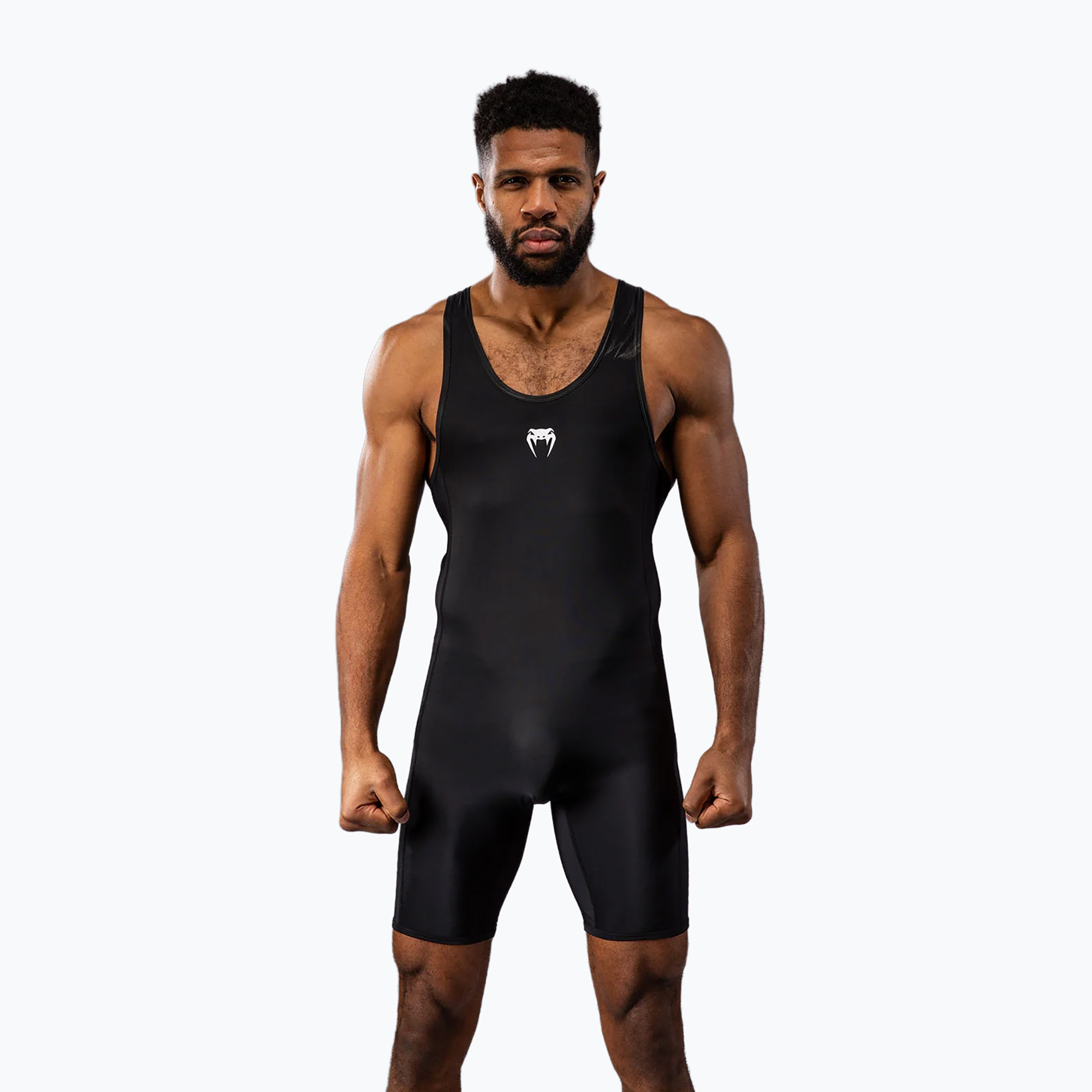 Kombinezon męski Venum Challenger Wrestling Singlet black 