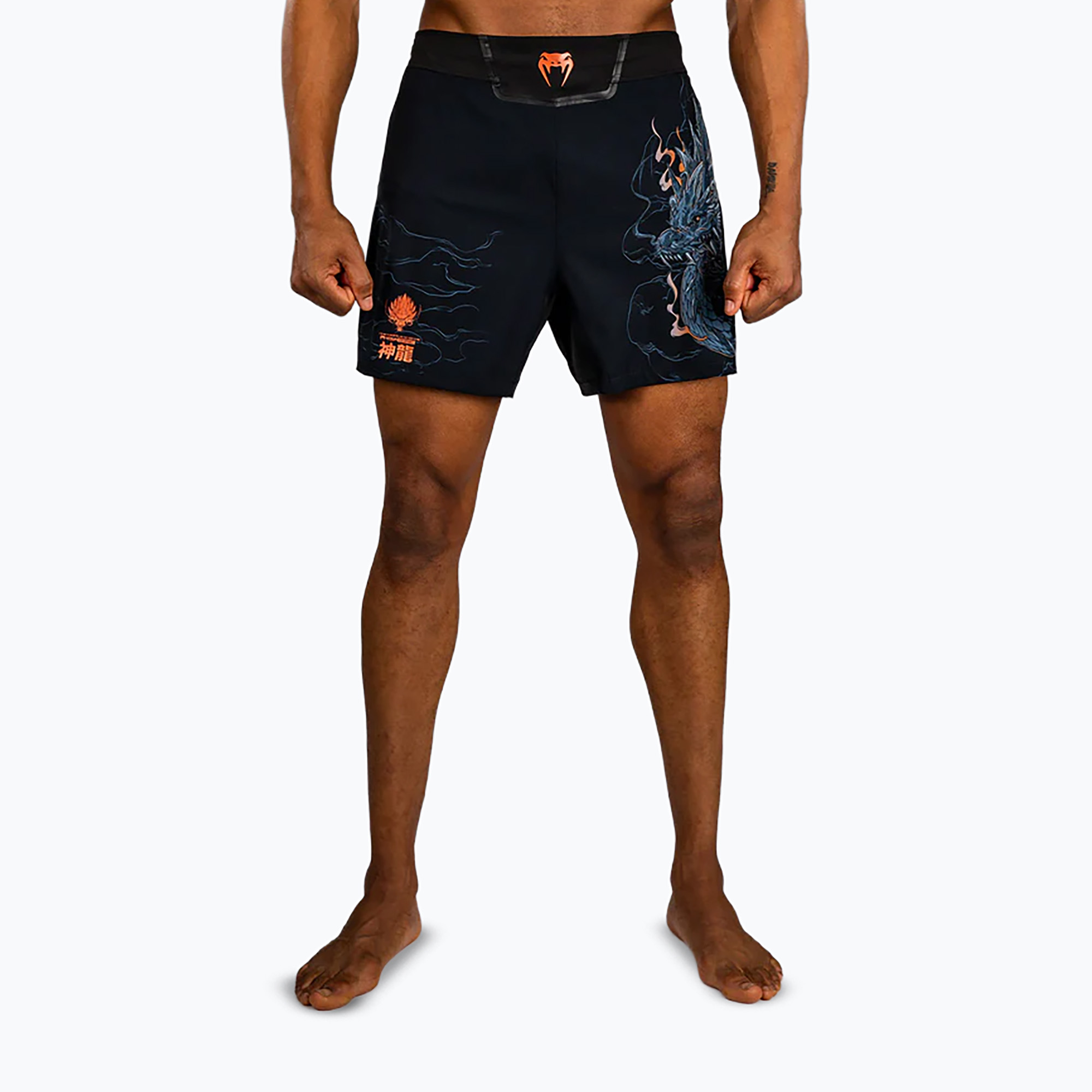 Spodenki treningowe męskie Venum Thunder Dragon black/grey/copper 