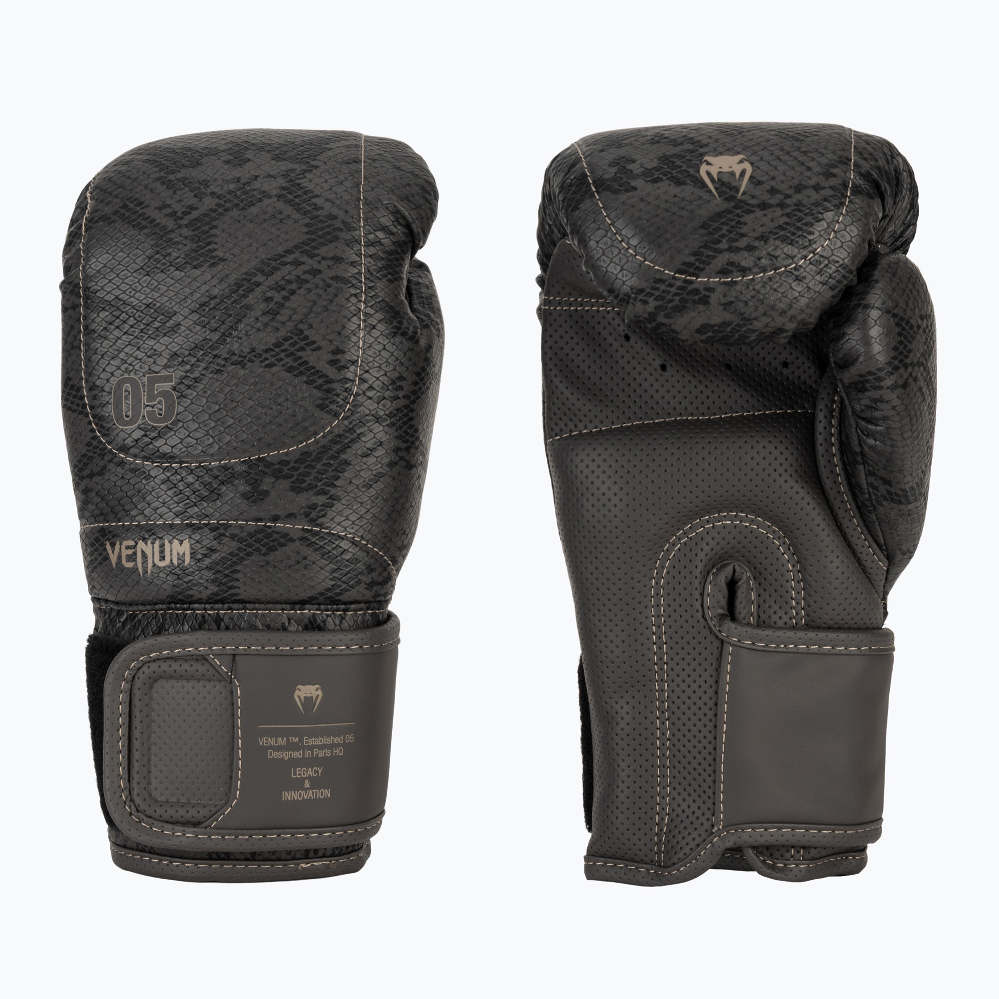 Боксови ръкавици Venum Impact Evo Scales Boxing dark grey