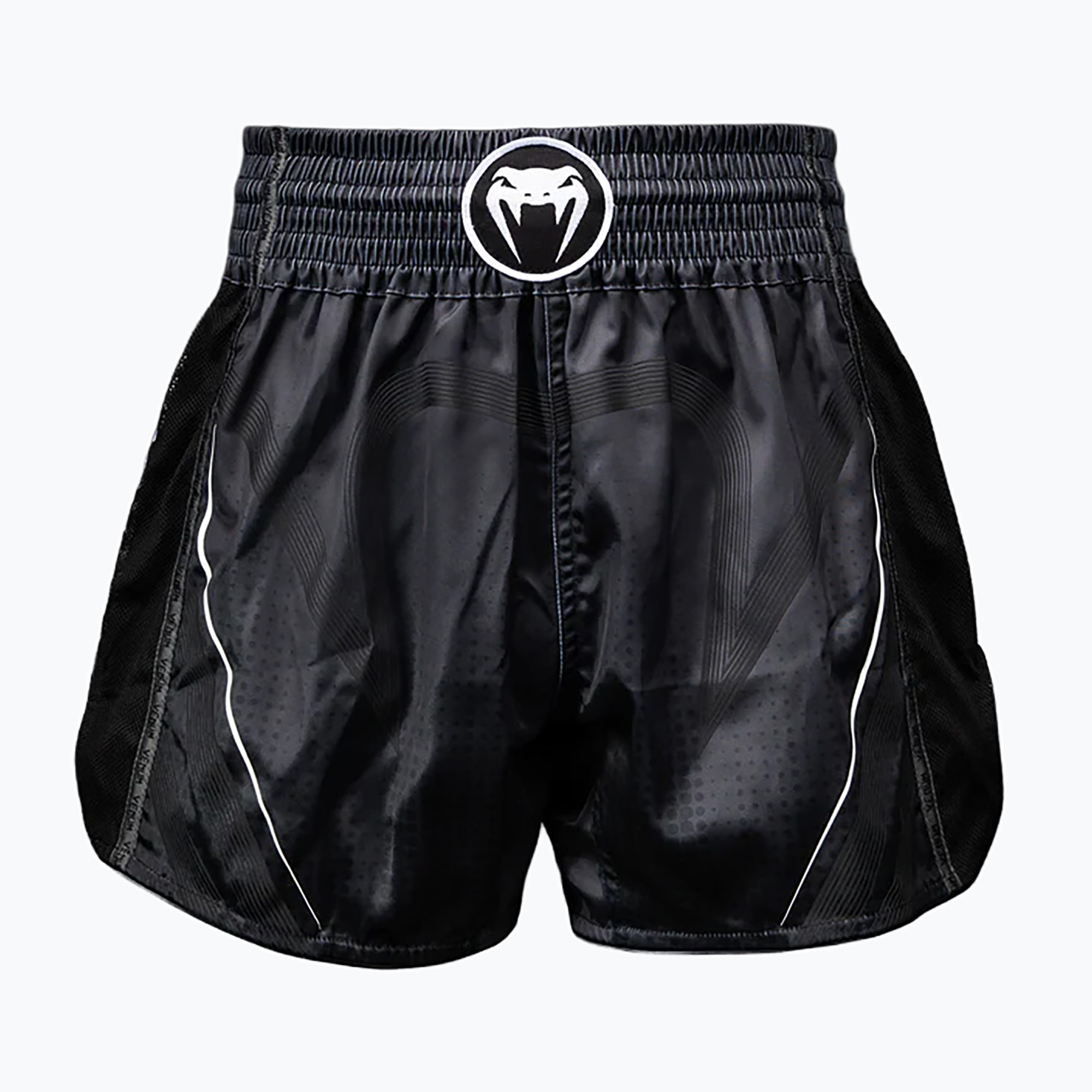 Pantaloni scurți de antrenament Venum Stealth Muay Thai black/white