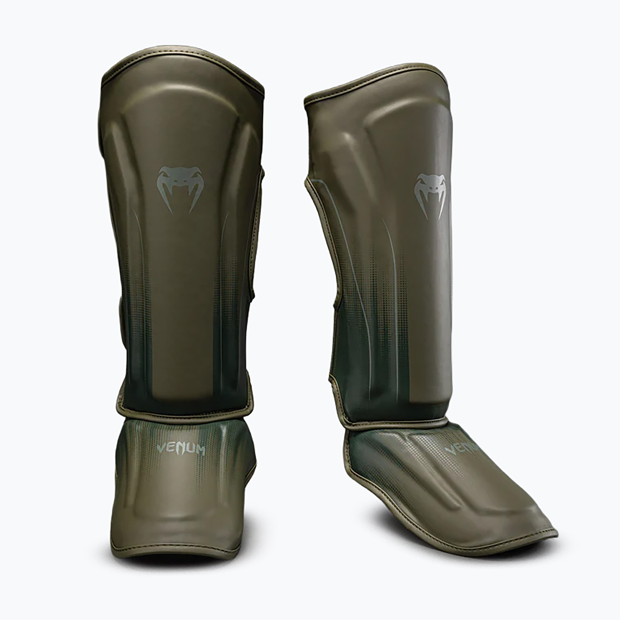 Protecții pentru tibie și picioare Venum Stealth Shin khaki/dark green