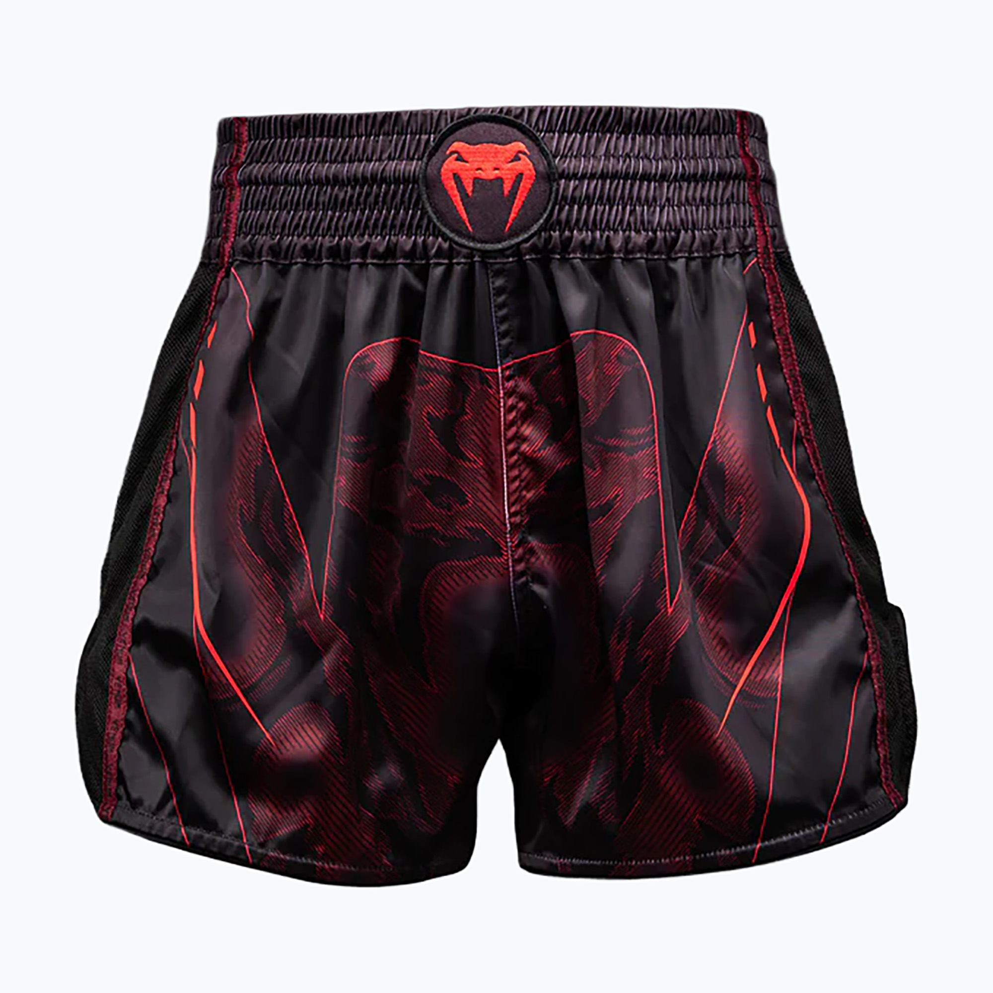 Pantaloni scurți de antrenament pentru bărbați Venum Spectre Muay Thai black/red