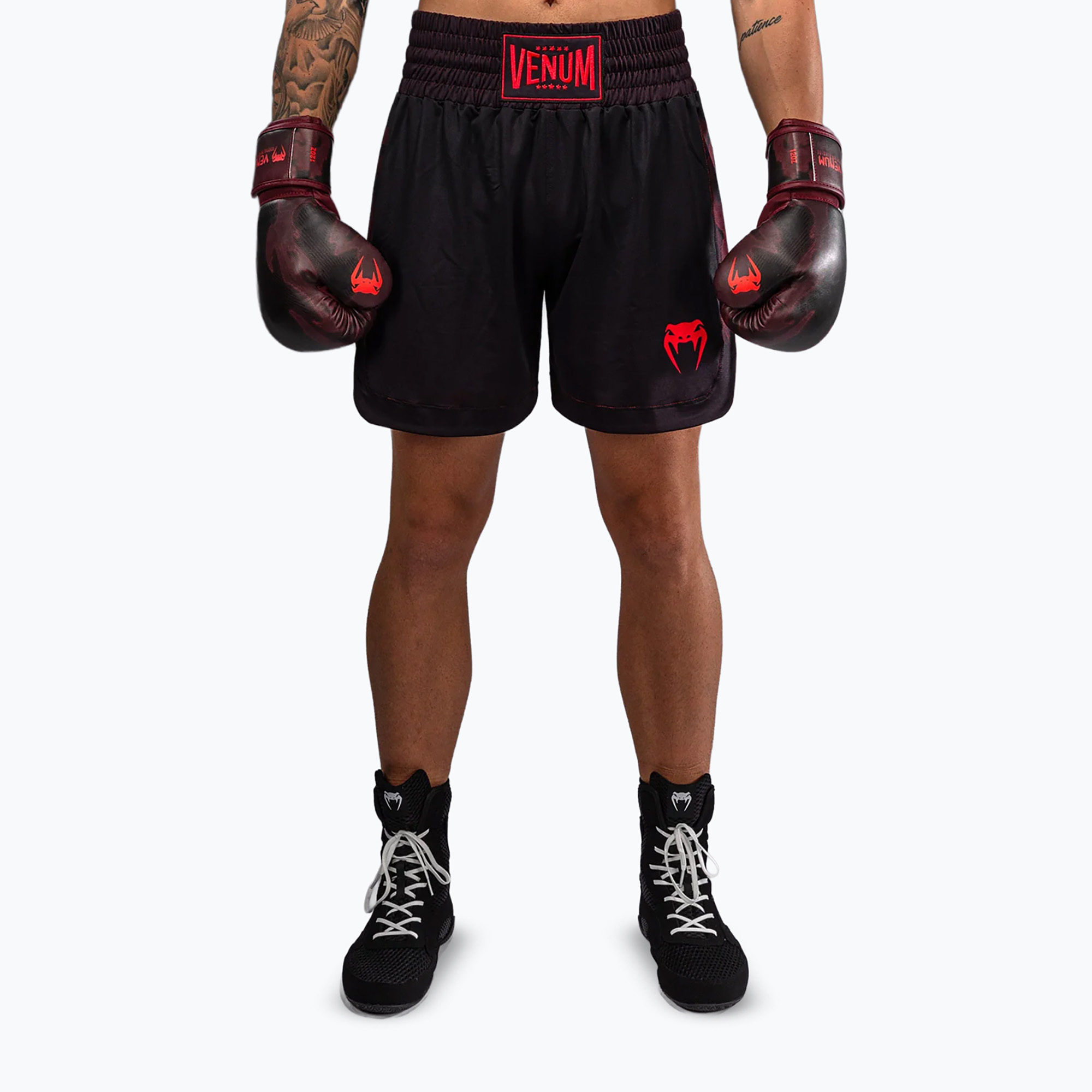 Pantaloni scurți de box pentru bărbați Venum Spectre Boxing black/red