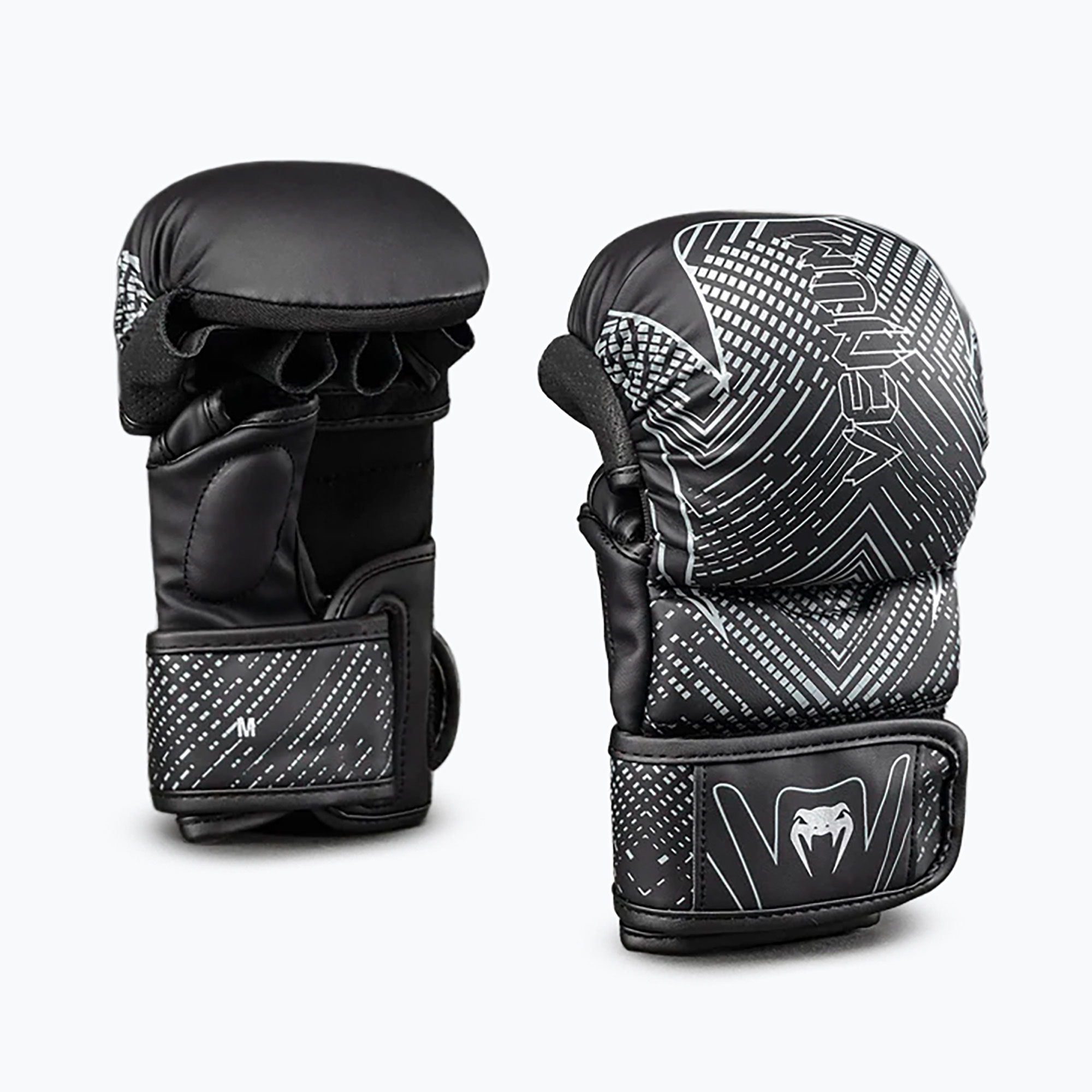 Mănuși de sparring Venum Midnight Fury Sparring black/grey/silver