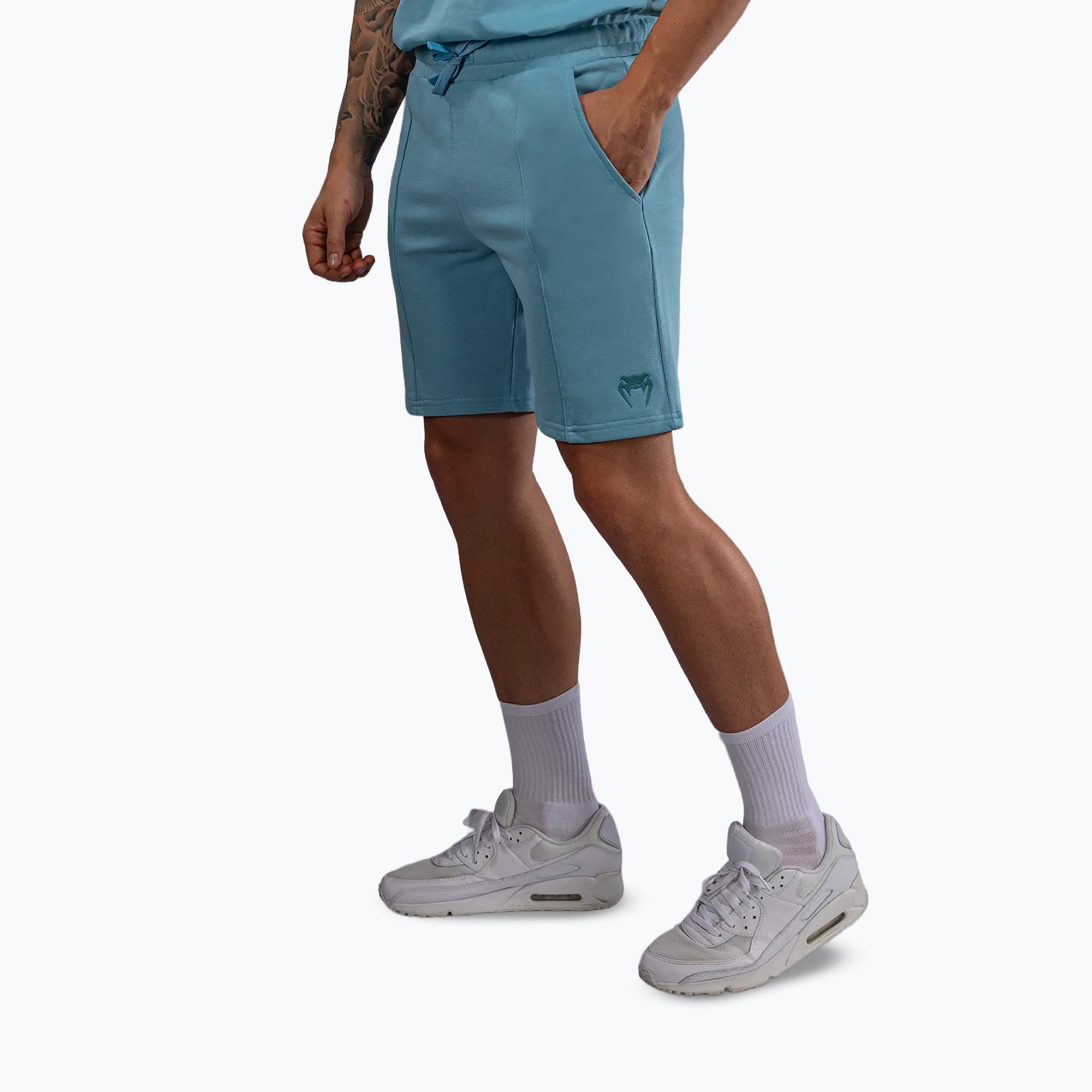 Pantaloni scurți pentru bărbați Venum Contender Fleece Cotton Turquoise