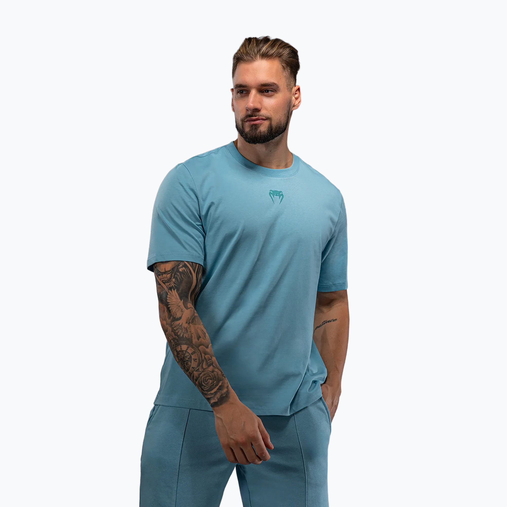 Tricou pentru bărbați Venum Naked turquoise