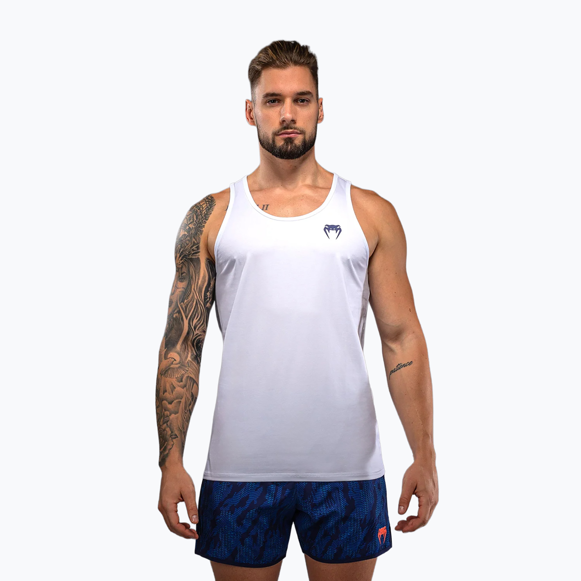 Tricou bărbătesc Venum Aqua alb/albastru