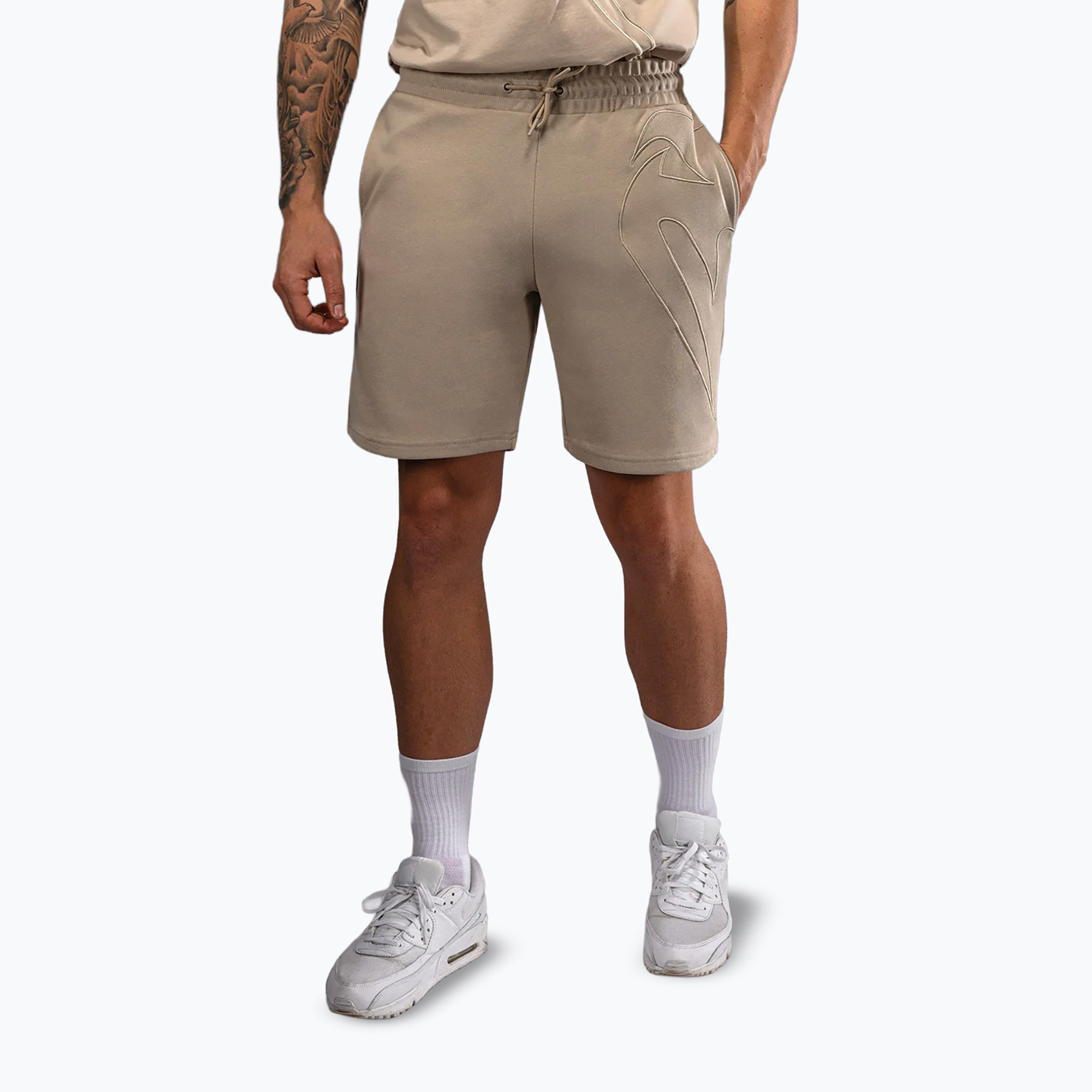 Pantaloni scurți pentru bărbați Venum Giant 3D Cotton Beige