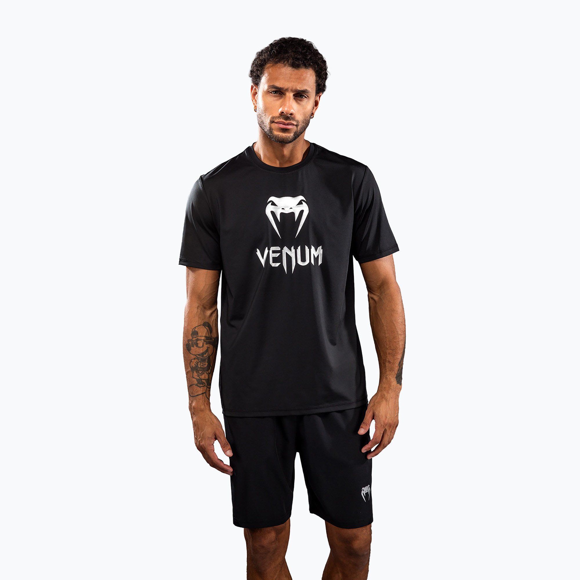 Мъжка тениска Venum Classic Dry Tech black/silver