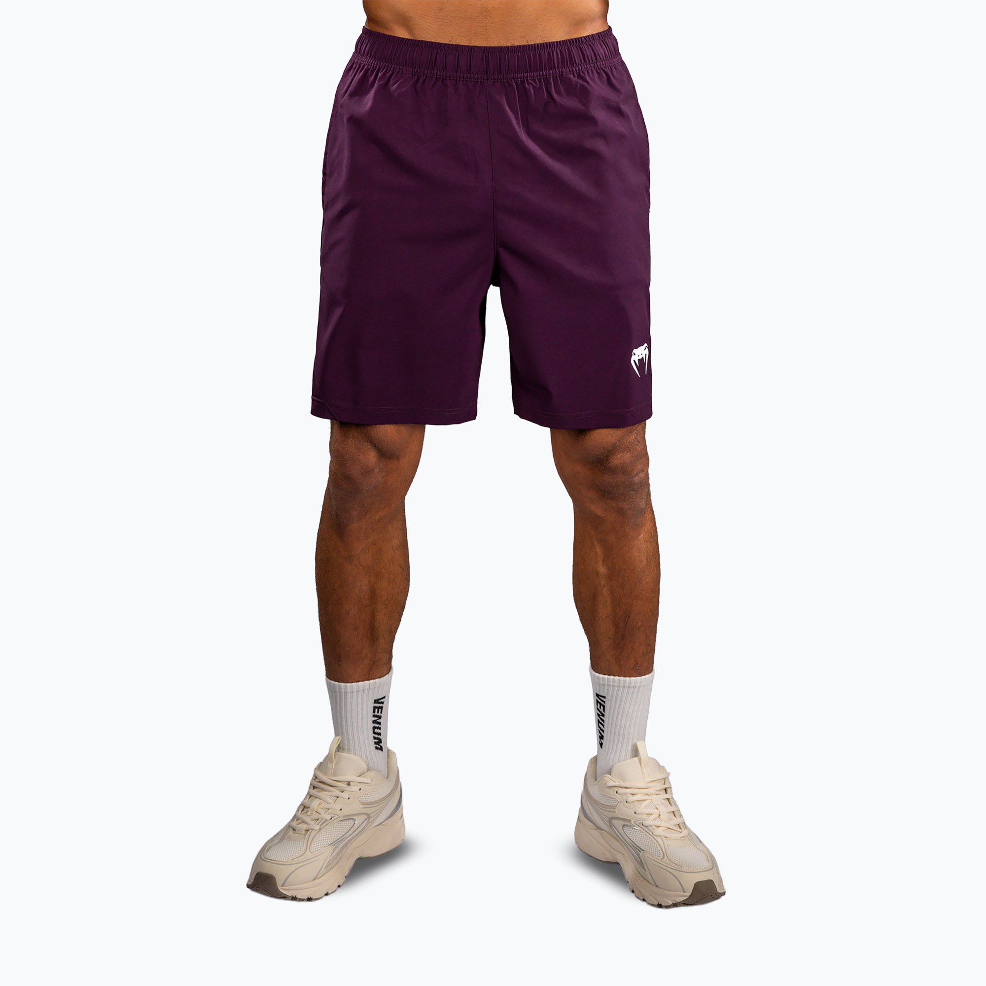 Pánske tréninkové šortky Venum Contender Training dark purple/white