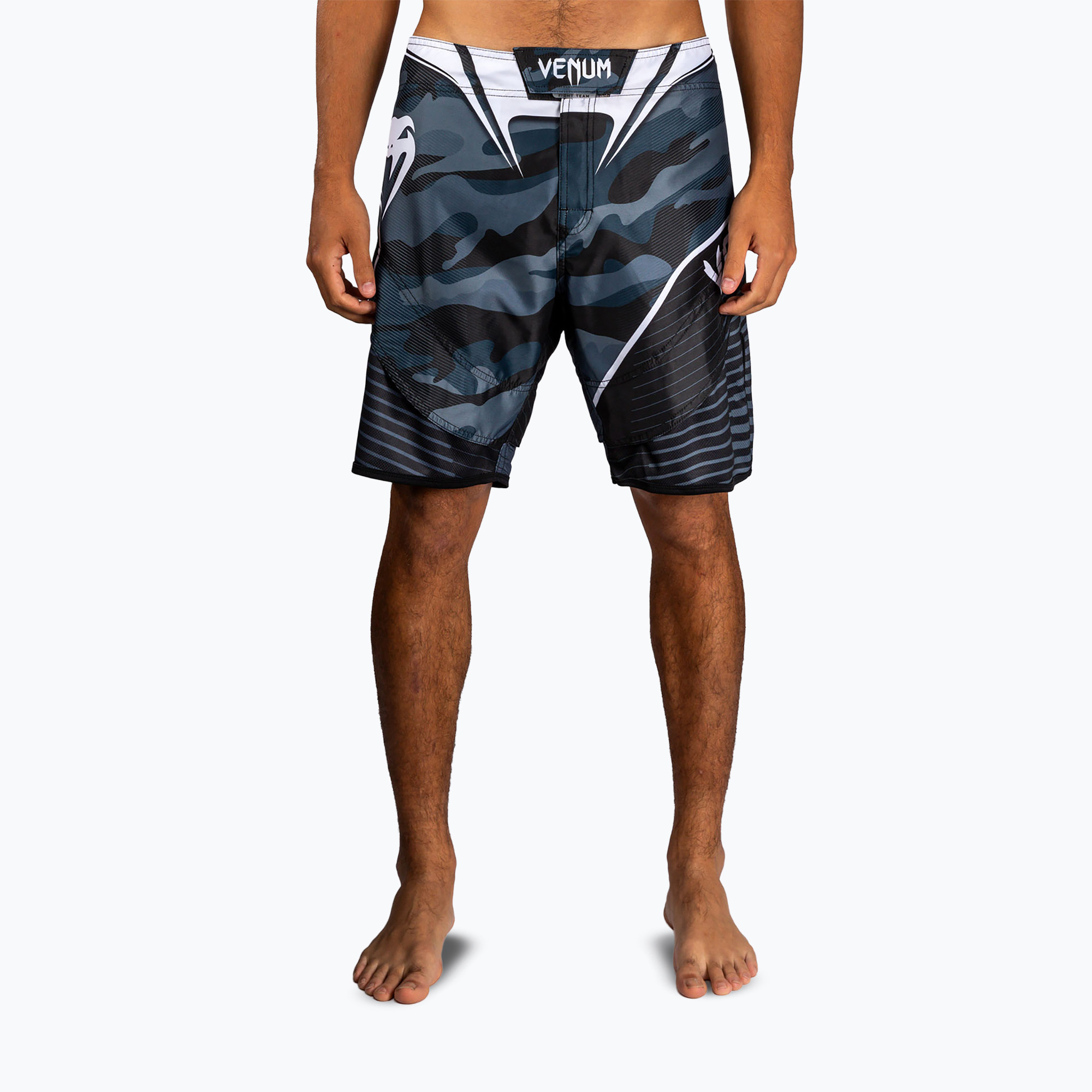 Pánske tréninkové šortky Venum Camo Hero Fight dark navy/blue