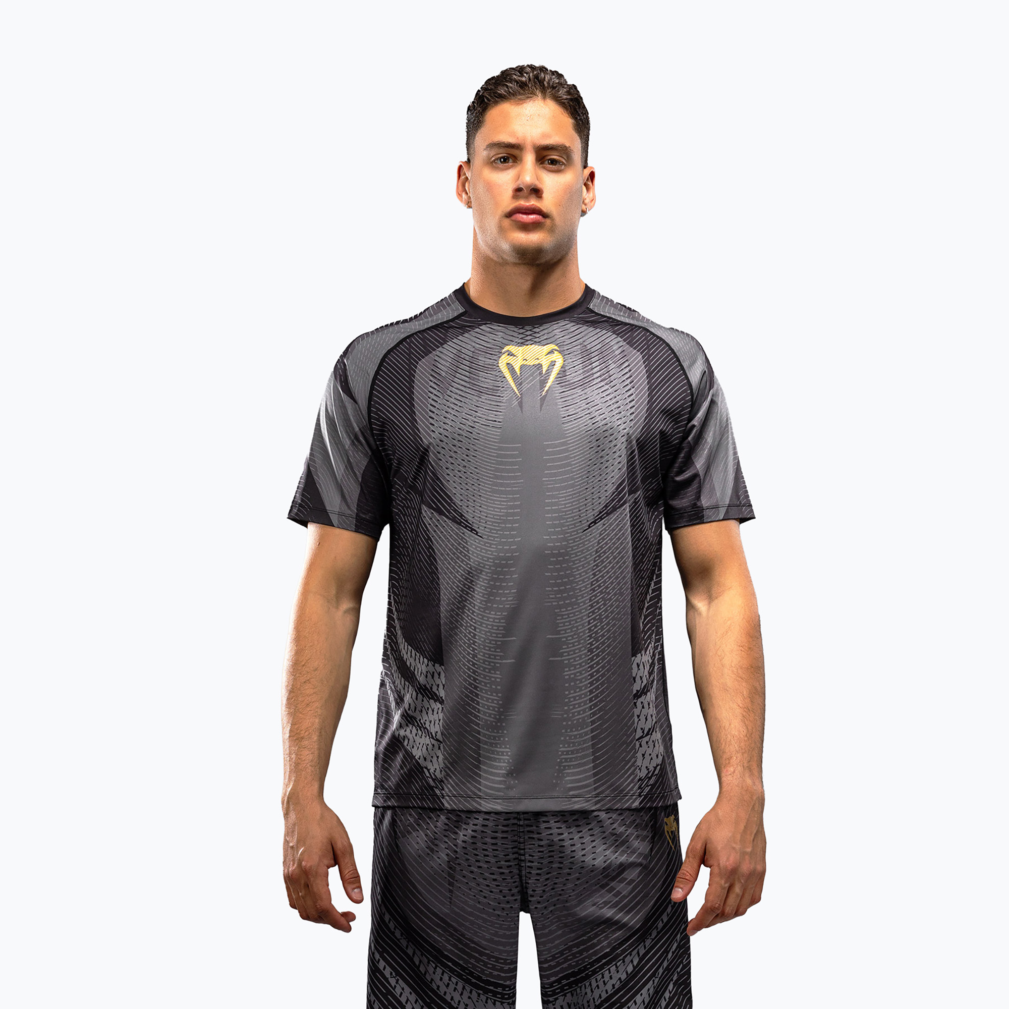 Мъжка тениска Venum Galactic 3.0 Dry Tech black/gold