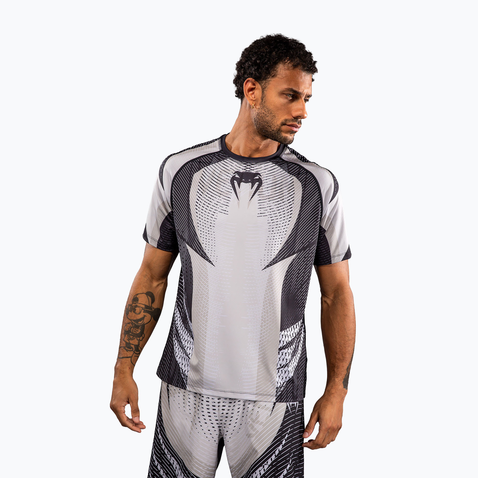 Мъжка тениска Venum Galactic 3.0 Dry Tech off white/black