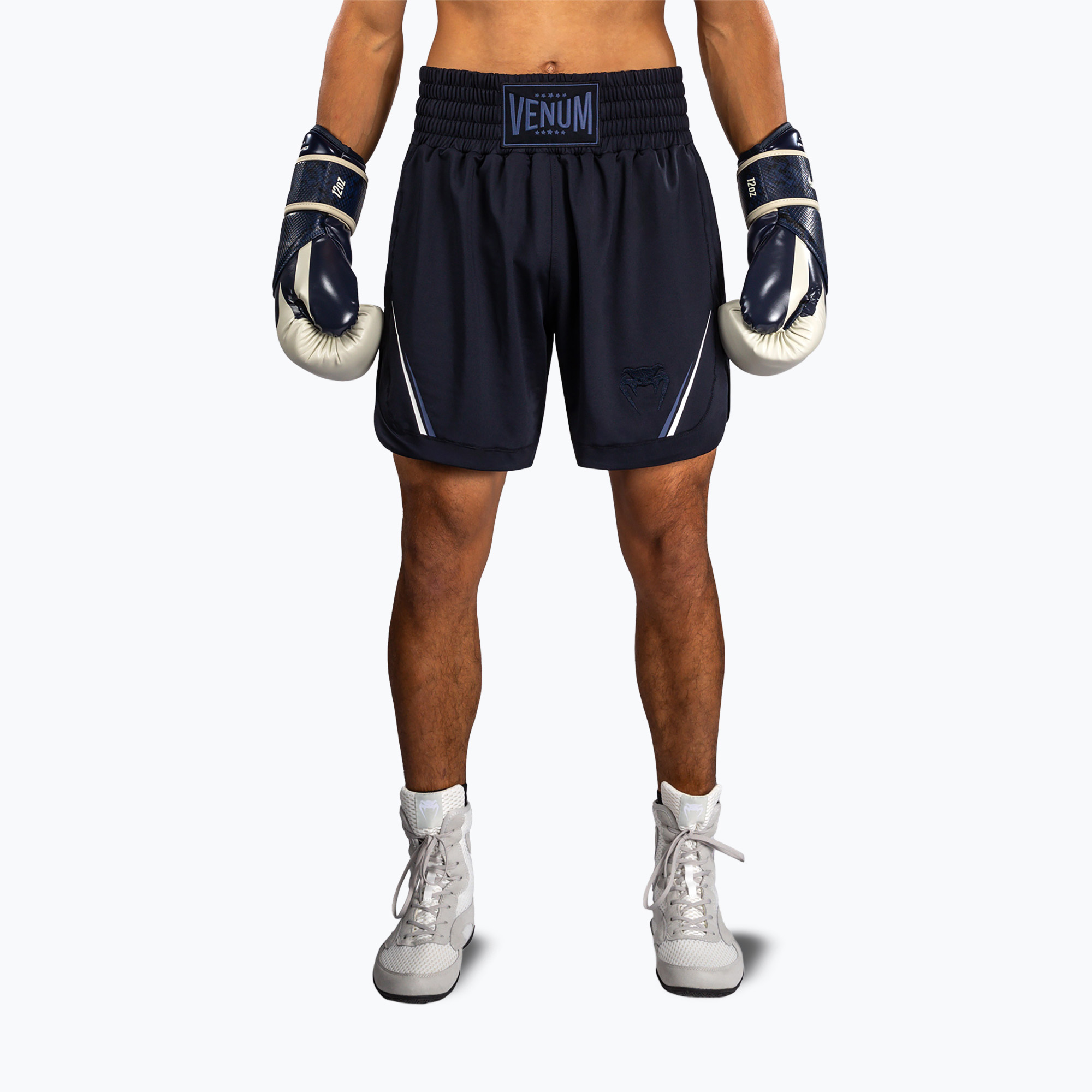 Pánske tréninkové šortky Venum G-Core Boxing navy blue/white