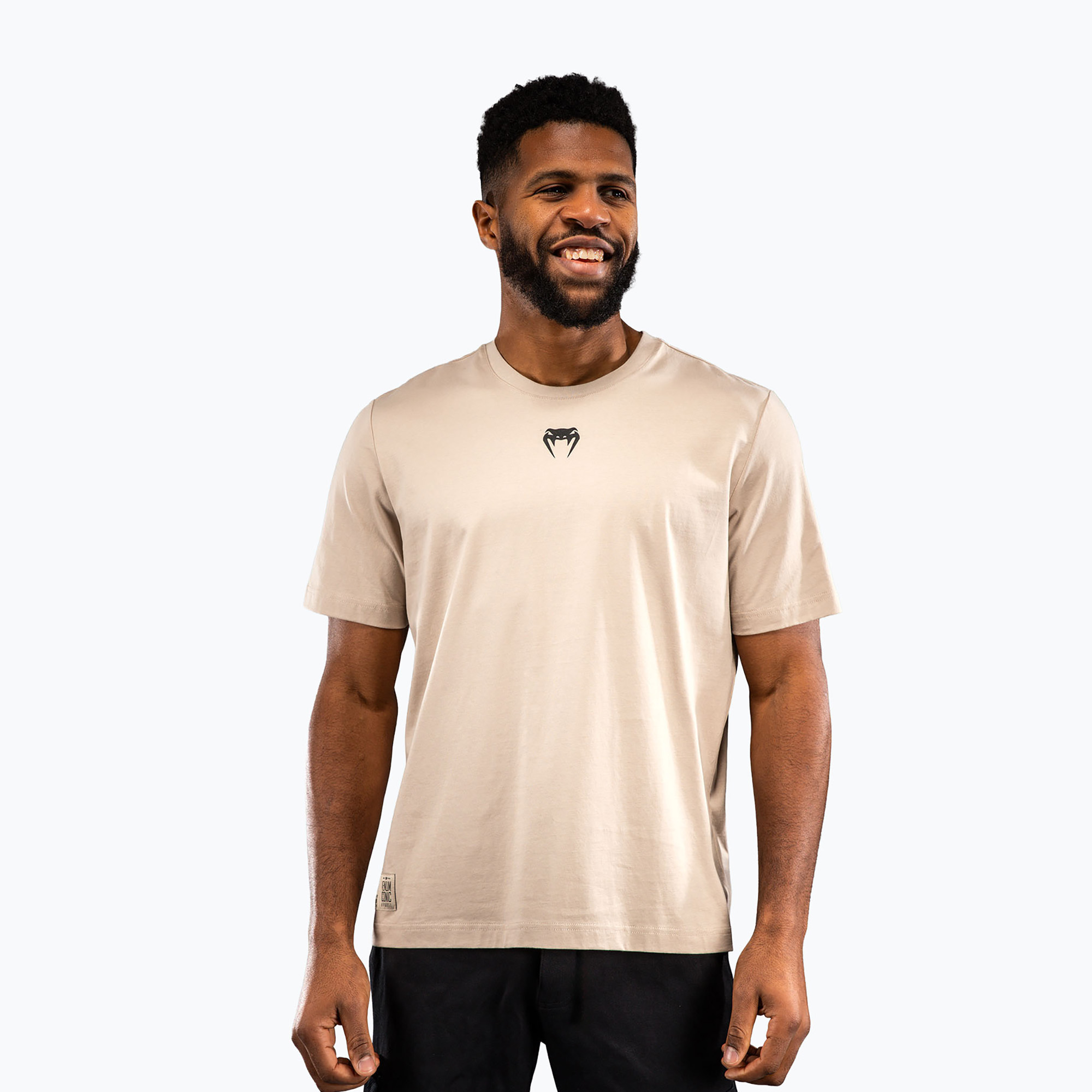 Мъжка тениска Venum Fight Icon Cotton beige