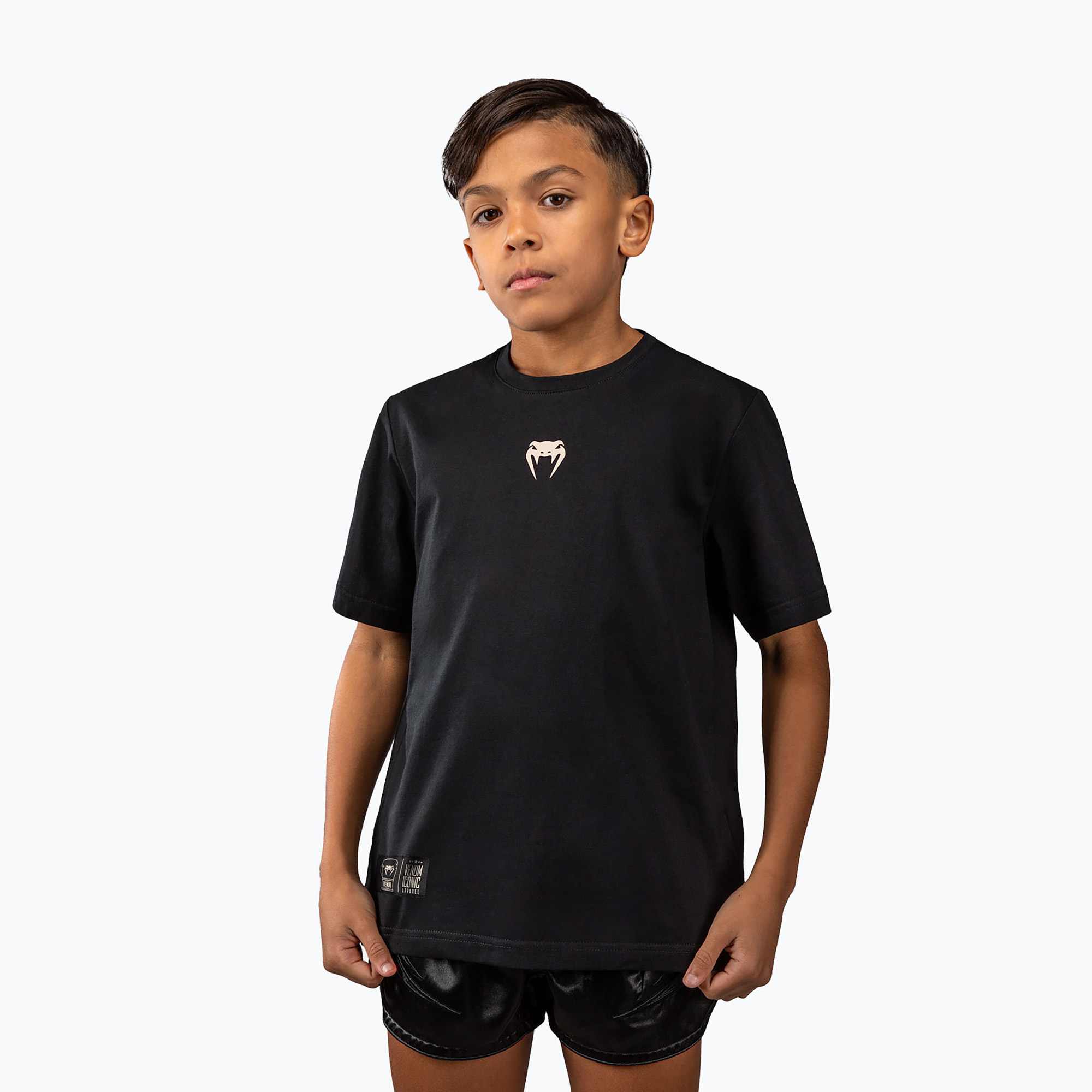 Детска тениска Venum Fight Icon black