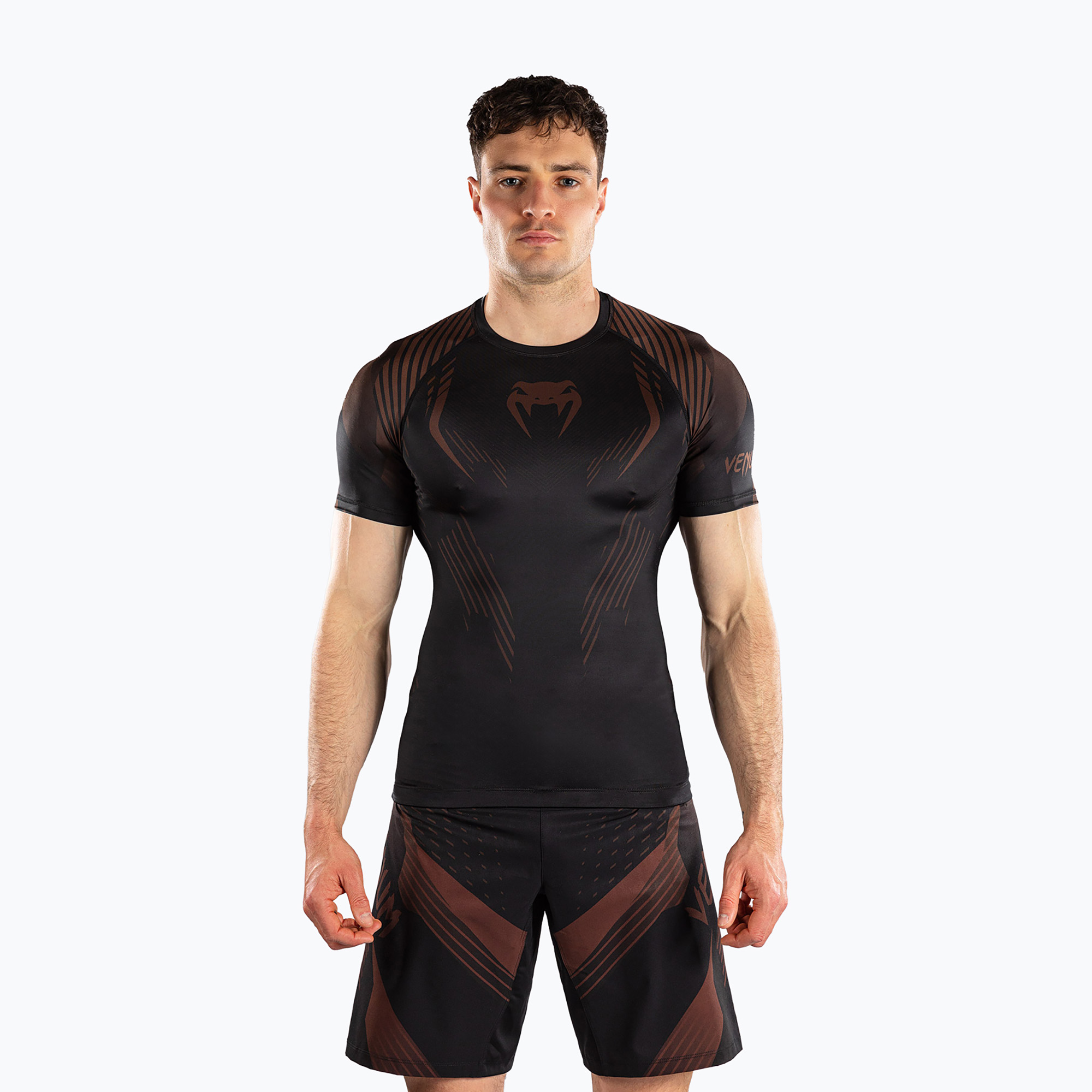Pánsky rashguard Venum No-Gi 6.0 Rashguard black/brown