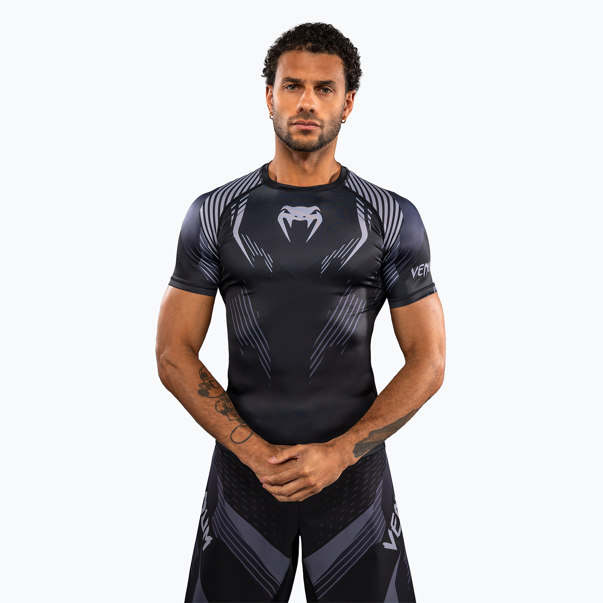 Мъжки рашгард Venum No-Gi 6.0 Rashguard black/grey