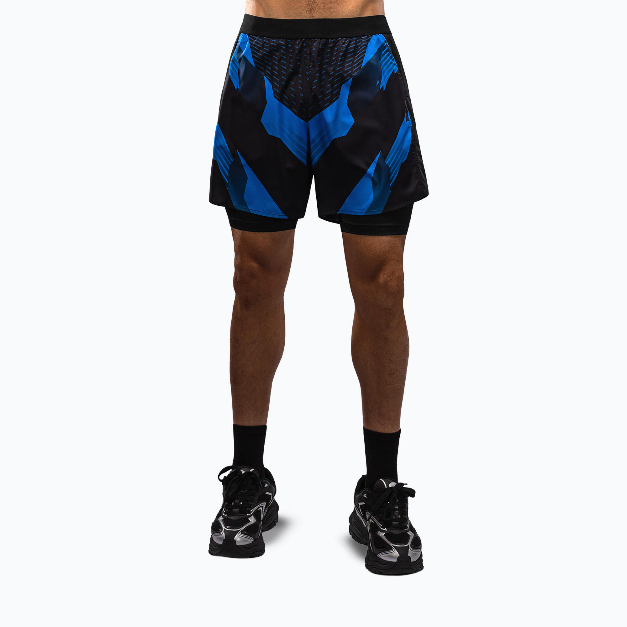 Pánske tréninkové šortky Venum No-Gi 6.0 Training black/blue