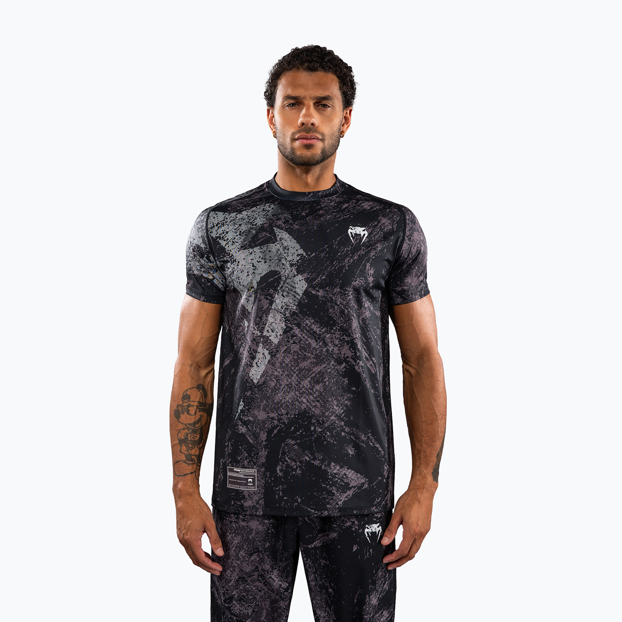 Мъжка тениска Venum Rage & Workout Dry Tech black/grey