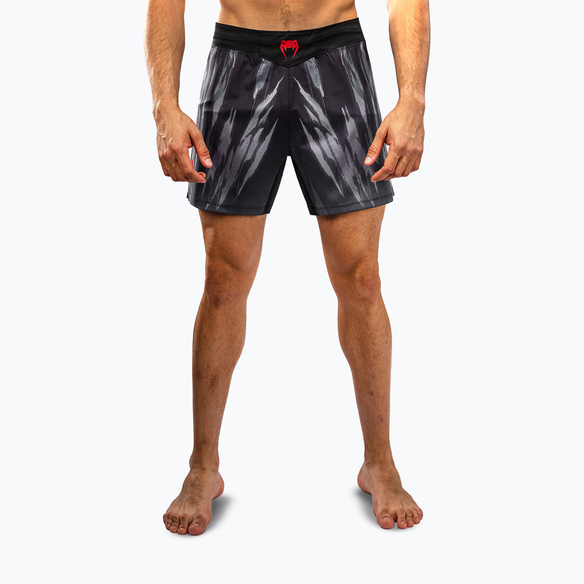 Pánske tréninkové šortky Venum Demon Fight black/grey