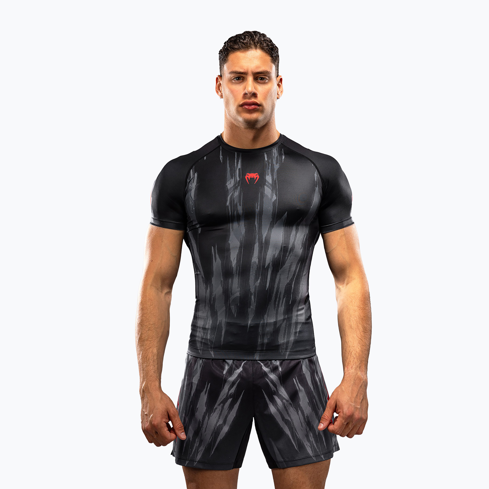 Мъжки рашгард Venum Demon Rashguard SS black/grey
