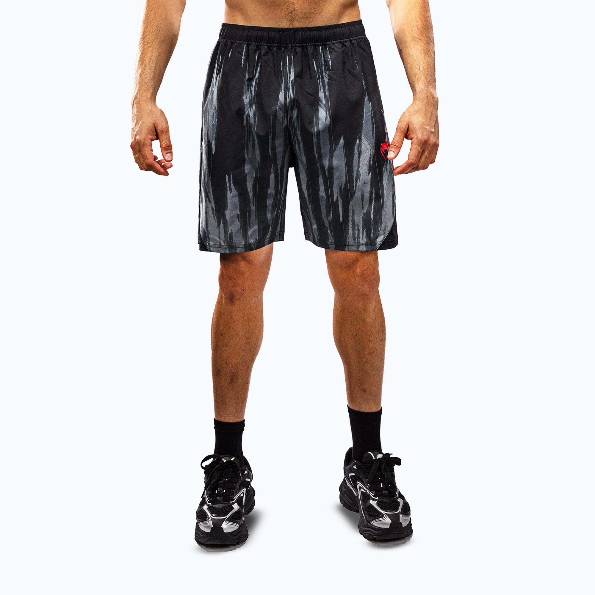 Pánske tréninkové šortky Venum Demon Training black/grey