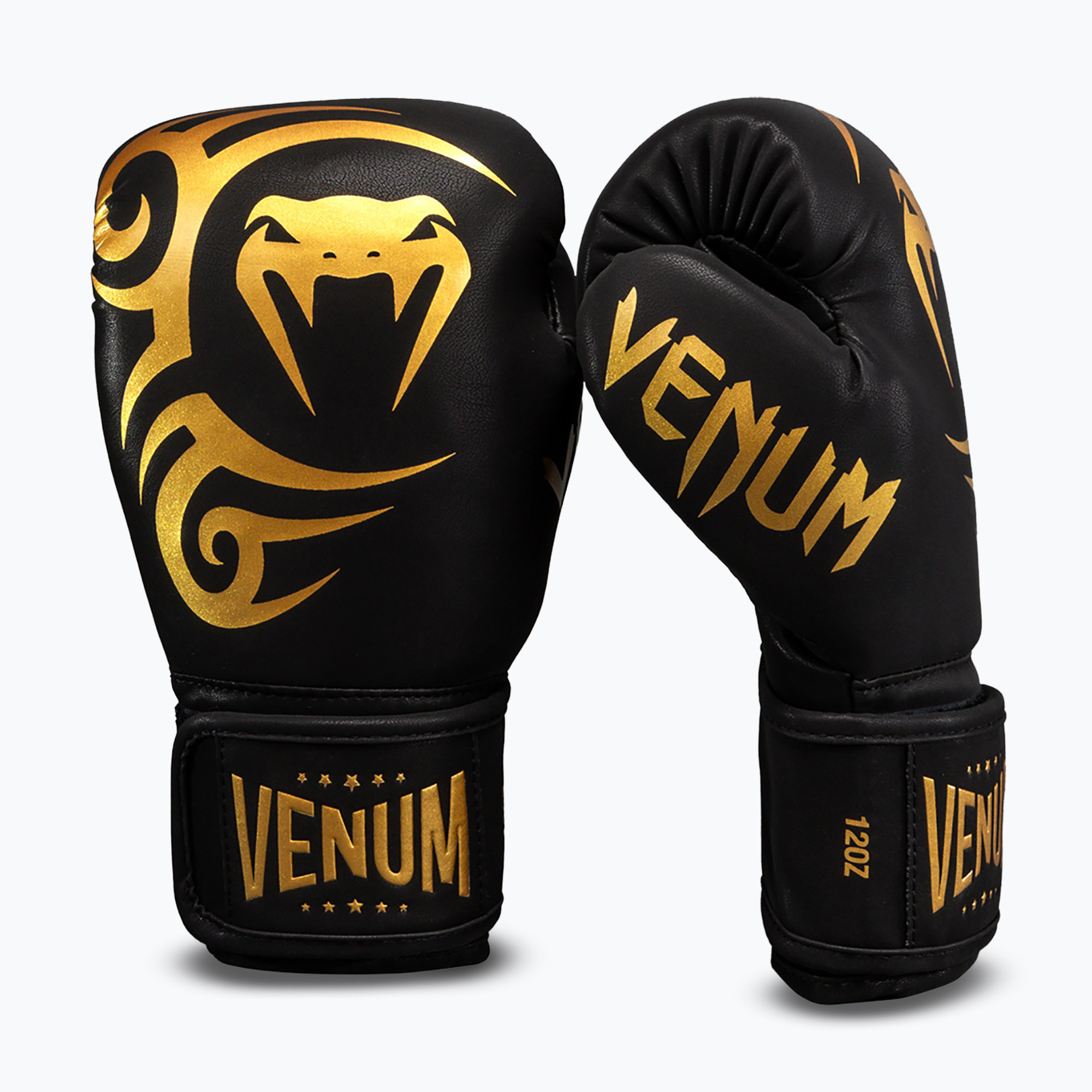 Боксови ръкавици Venum Mike Tyson Replica Boxing black/gold